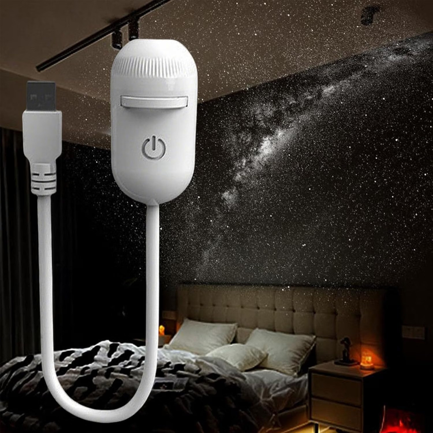 rivtoxx 2-in-1 Galaxy Projector Night Light - Image 1
