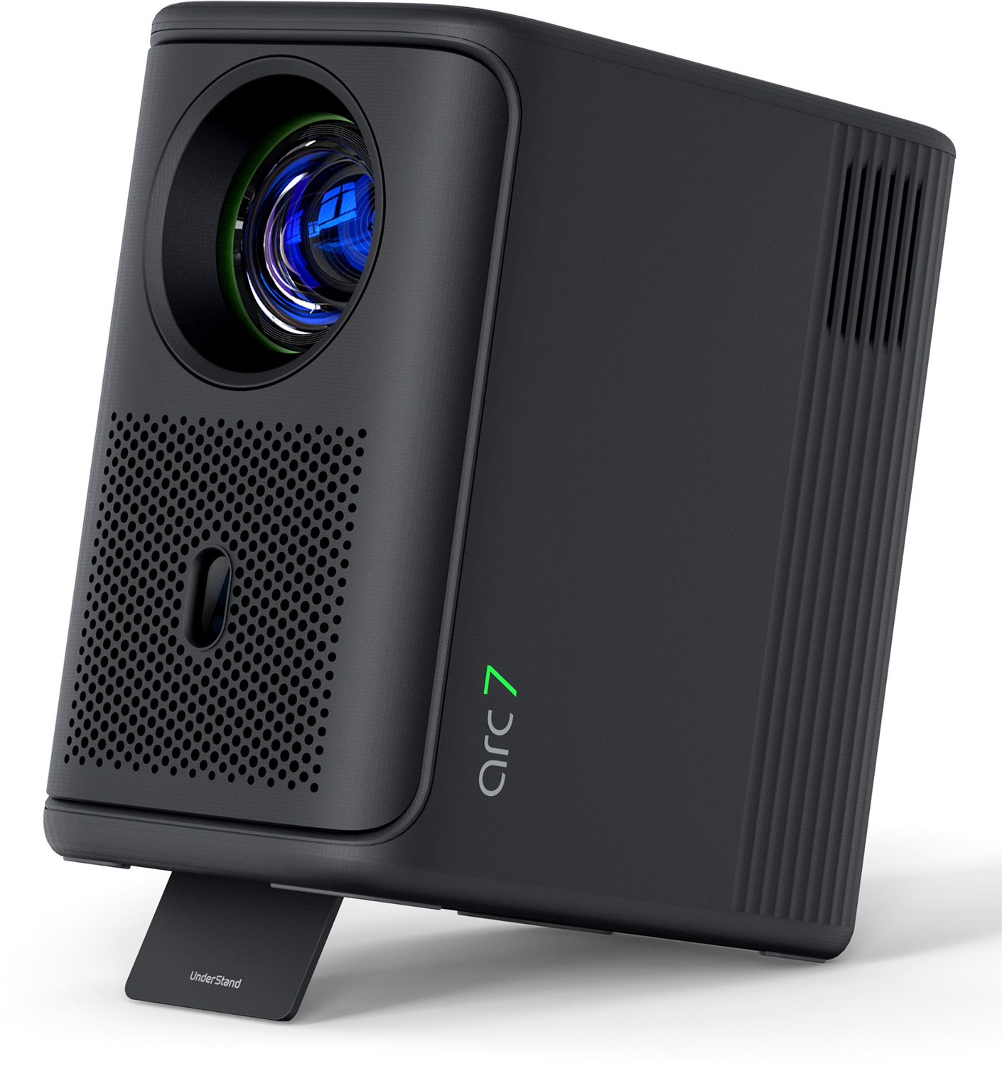 Image of XGIMI MoGo 2 Pro Portable Mini Projector with WiFi & Bluetooth,2X8W Built-In Speakers (400 lm / 2 Speaker / Wireless) Portable Projector (Silver)
