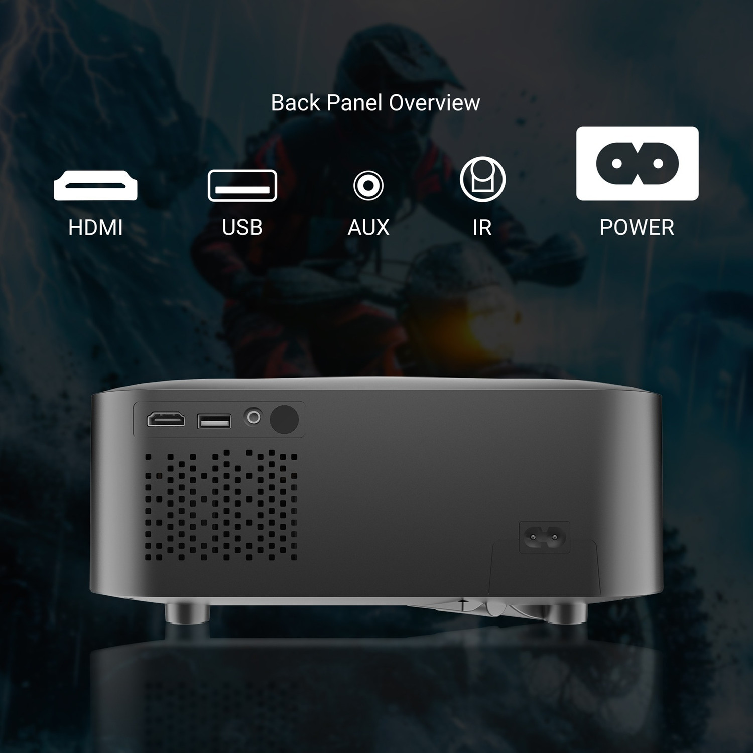 Image of Ant VIEW 611 AF (4000 lm) Projector (Black)