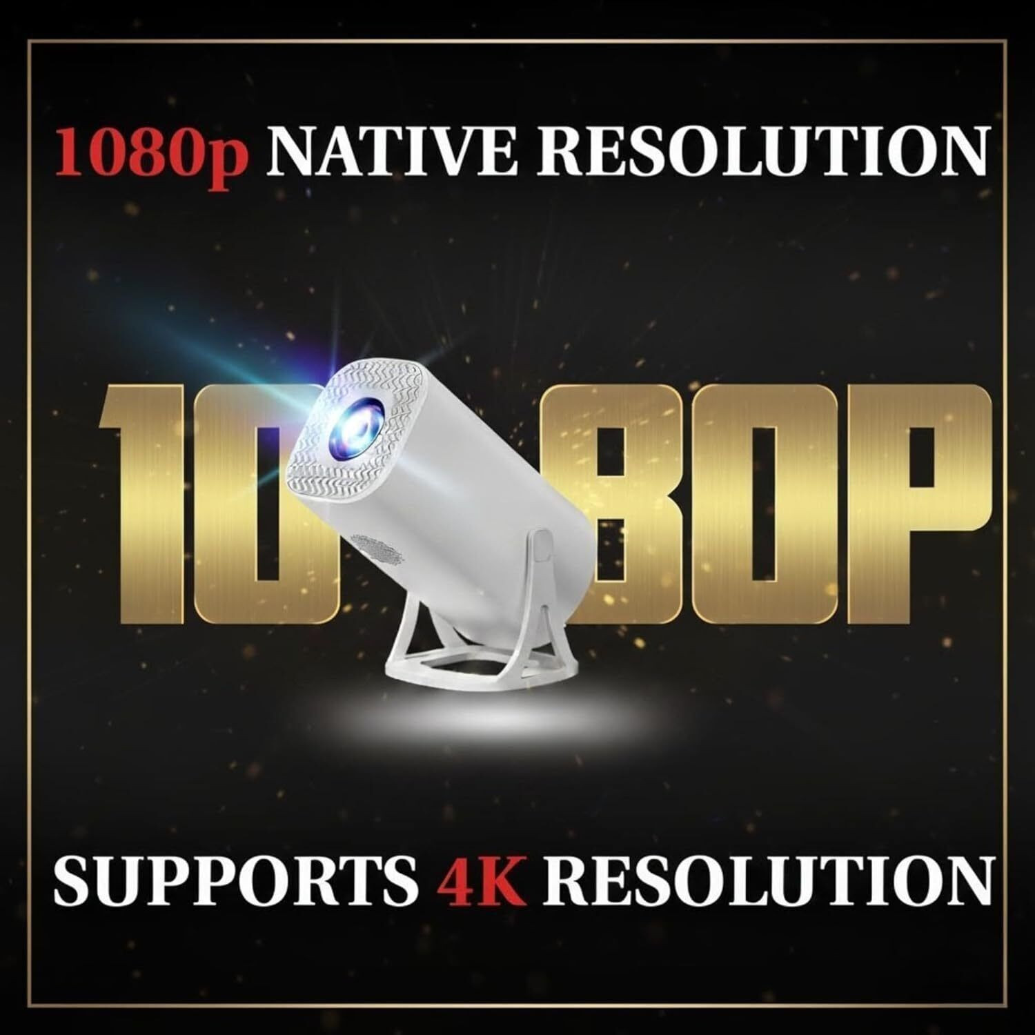 Image of nihal enterprises S40 Smart Projector 3500 lm LCD Corded Mobiles Portable Projector (1800 lm) Portable Projector (White)
