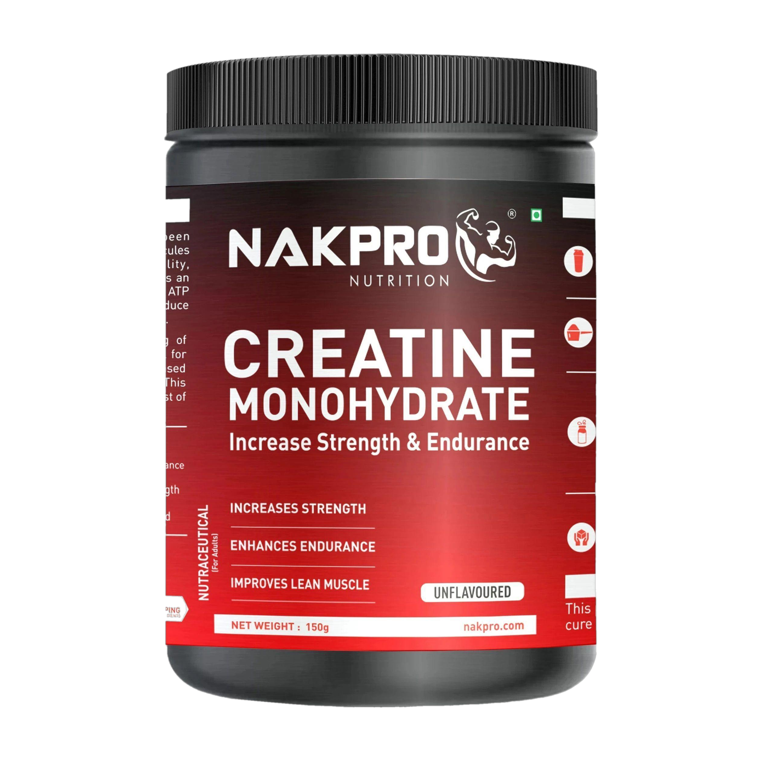 Nakpro Micronised Monohydrate Creatine 150 g - Image 6