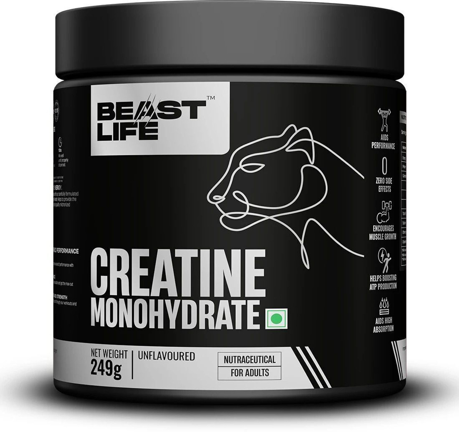 BeastLife Creatine Monohydrate 83 Servings - Image 6