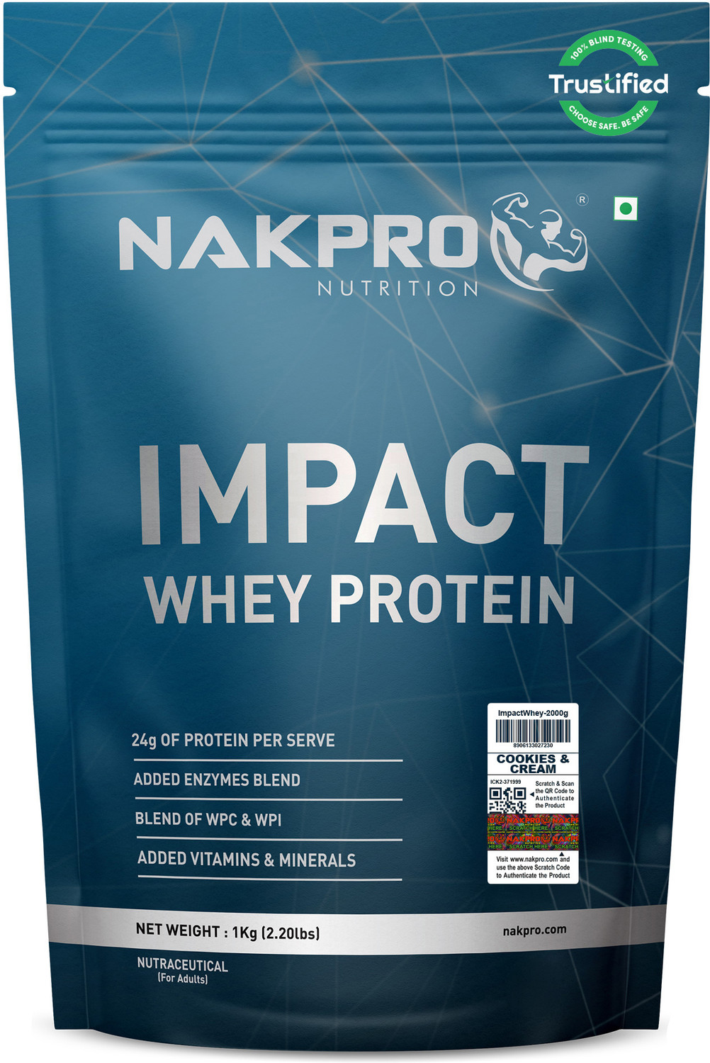 Nakpro Impact Isolate Whey Protein - Image 1