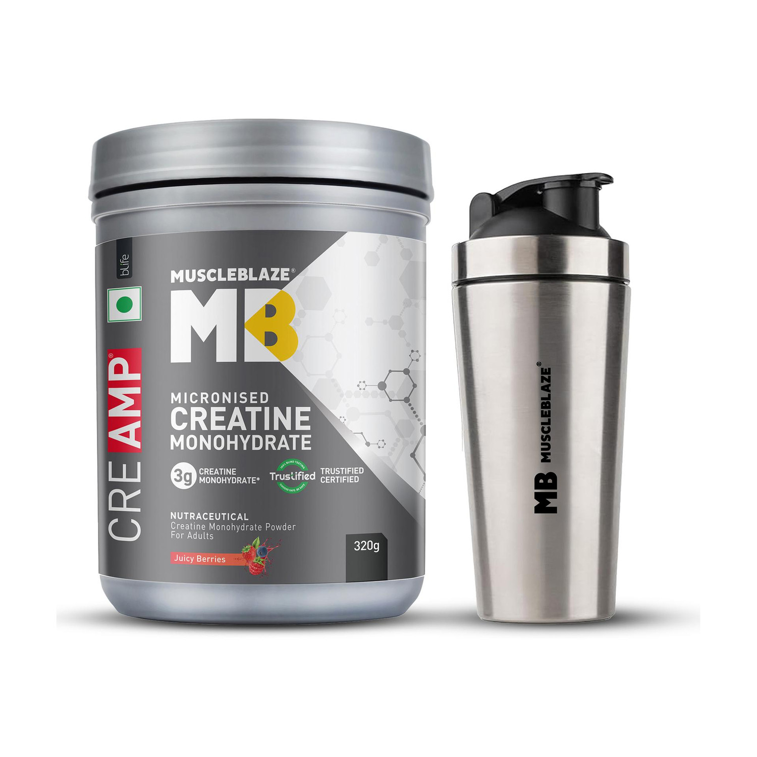 MUSCLEBLAZE Micronised Creatine Monohydrate 200g - Image 6