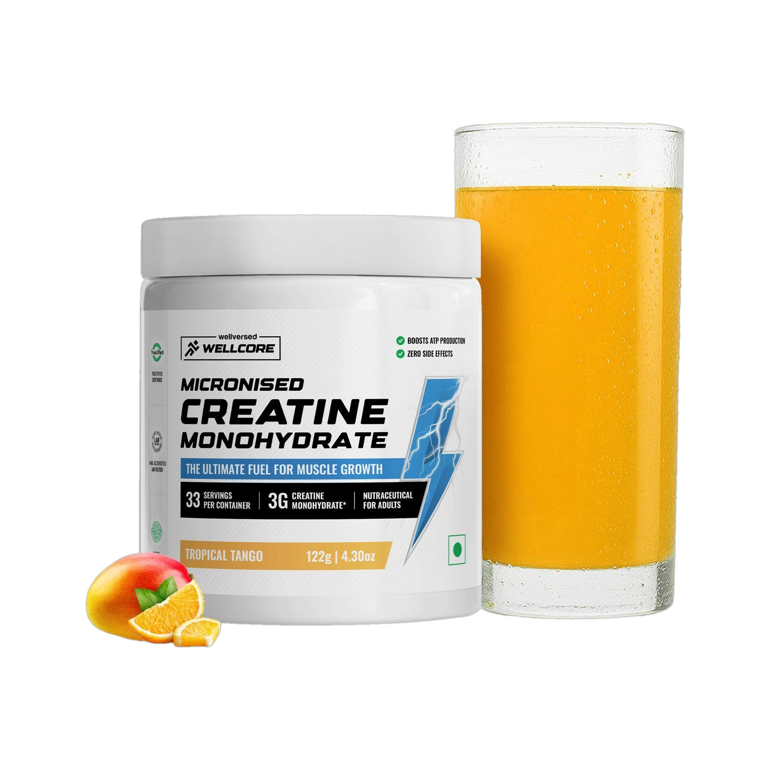 Wellcore Micronised Monohydrate Creatine 122g - Image 6