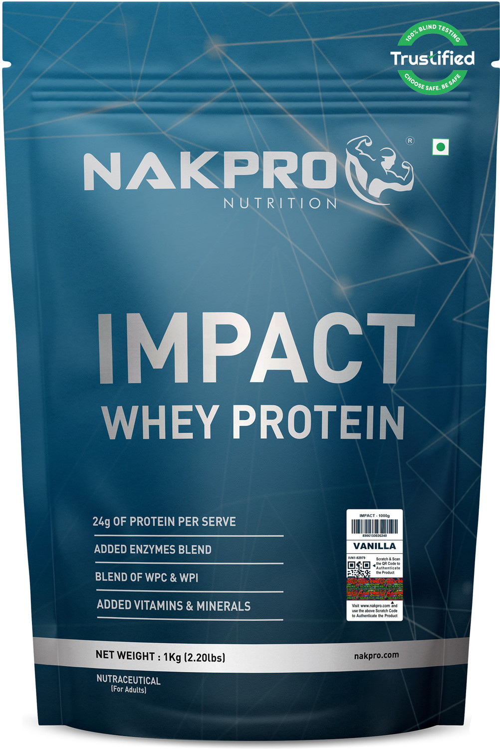 Nakpro Impact Whey Protein 24g - Image 1