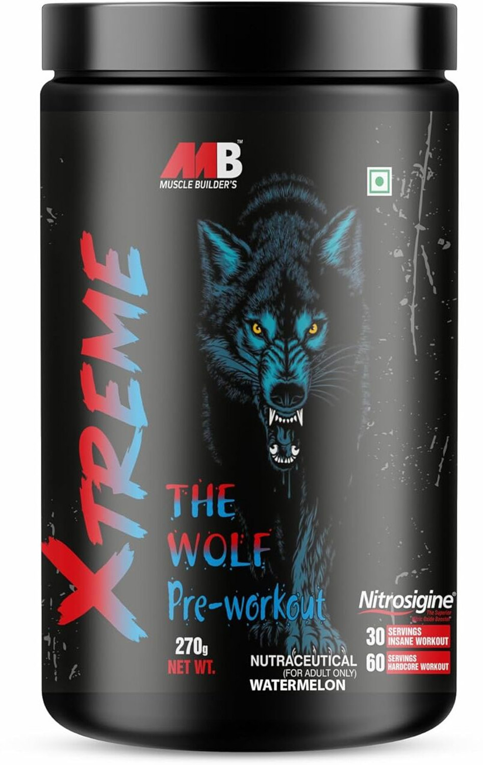 Image of PROSUPPS Hyde Xtreme - Hard Hitting | Caffeine, Beta-alanine, Creatine HCl, L-arginine | Pre Workout (195 g, Pixie Dust)