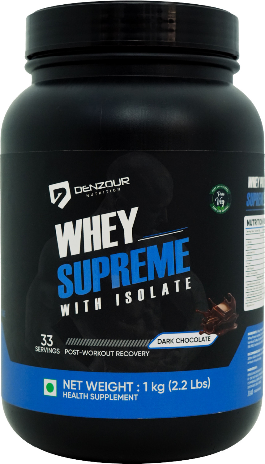 Image of Healthifyme Mango-500g Whey Protein (500 g, Mango)