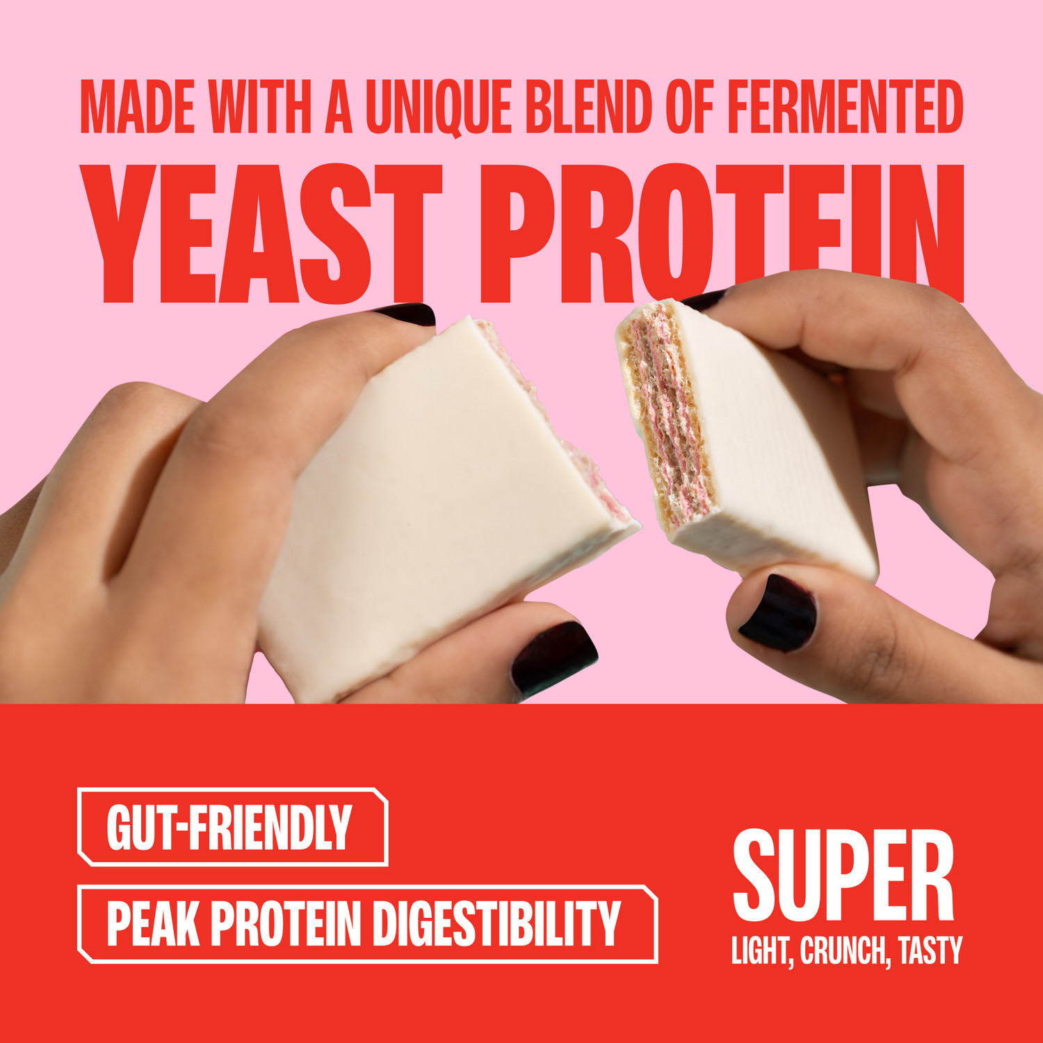 Image of SUPERYOU 10g Protein, 3g Fiber, No Added Sugar|Yeast Fermented Protein|Energy Bars Protein Bars (800 g, Strawberry (Pack of 10) & Cheese (Pack of 10)