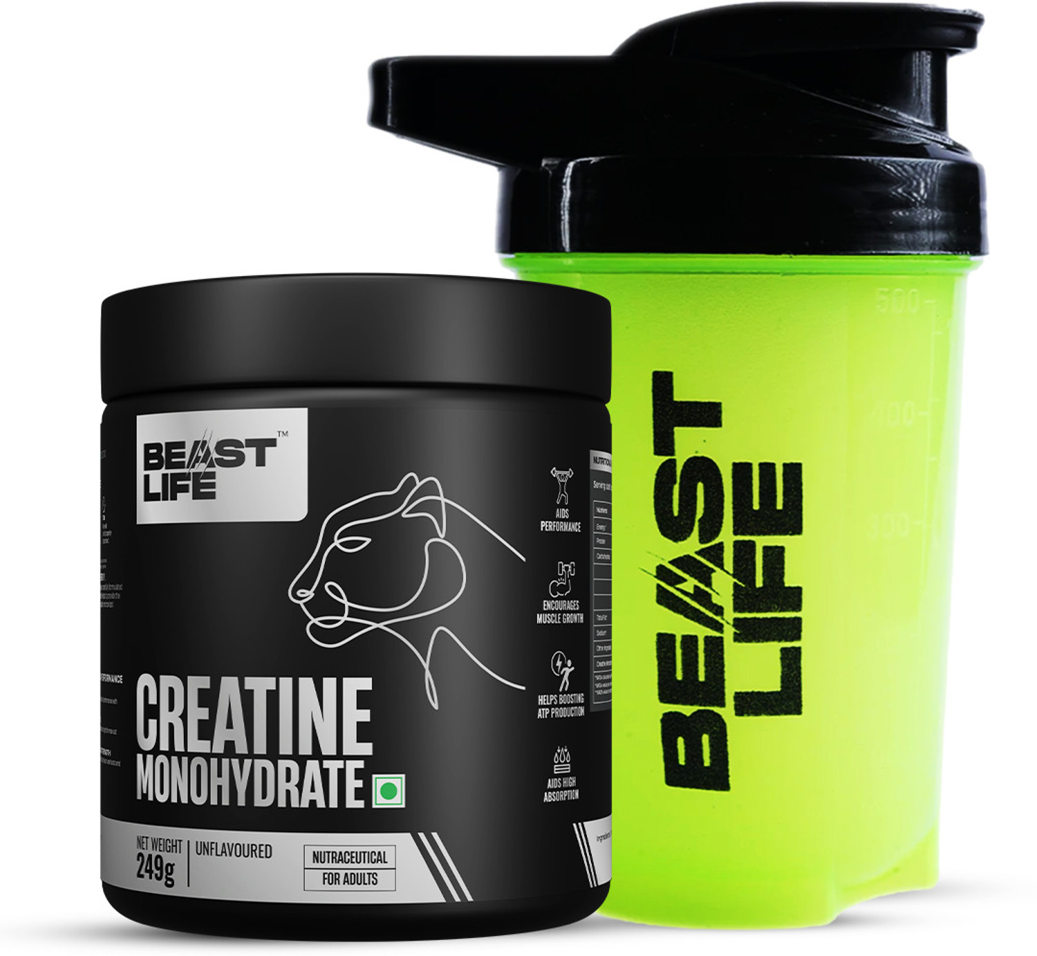 BeastLife Creatine Monohydrate 125g - Image 1