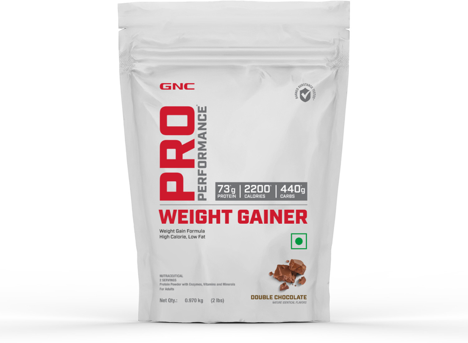 Image of GNC Pro Performance Weight Gainers /Mass Gainers (2 pounds, Double Chocolate)