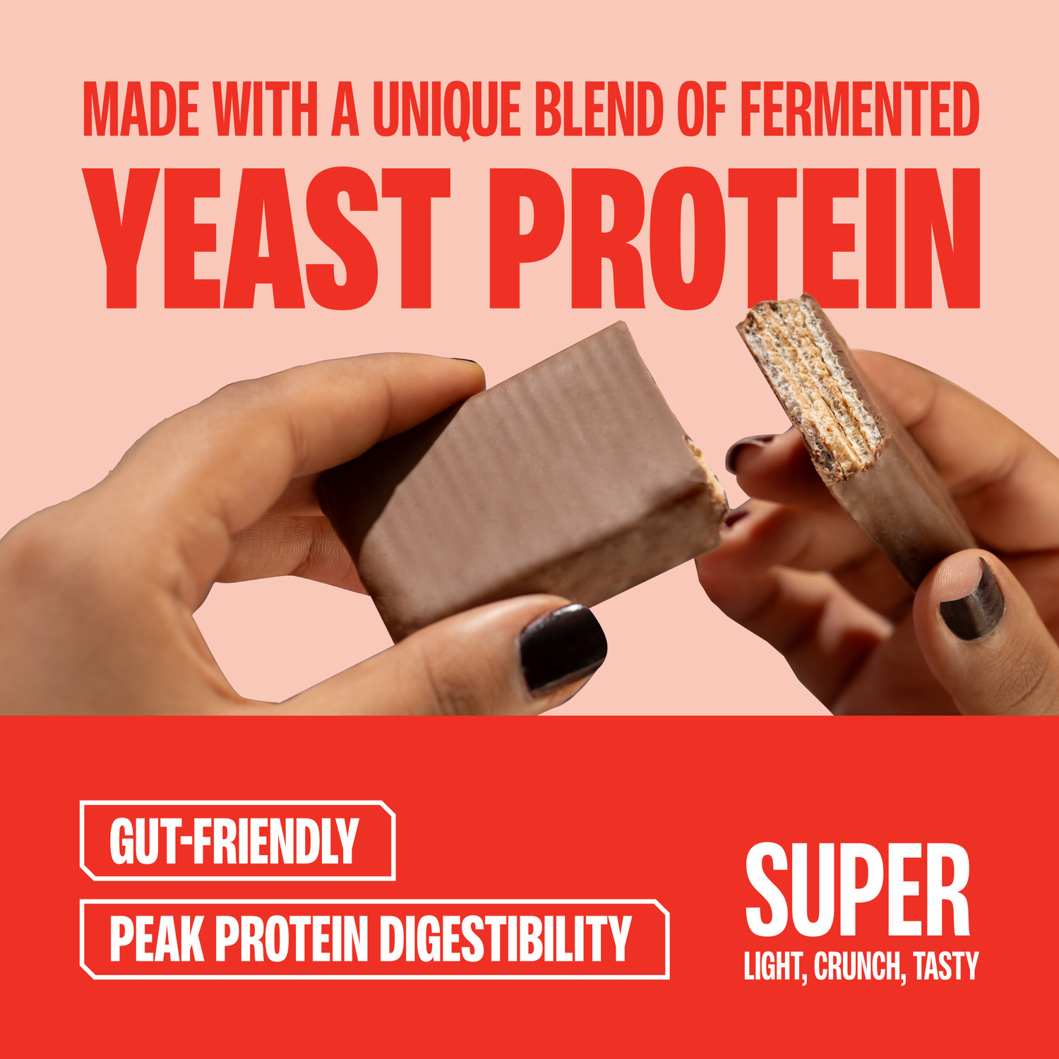 Image of SUPERYOU 10g Protein, 3g Fiber, No Added Sugar|Yeast Fermented Protein|Energy Bars Protein Bars (800 g, Chocolate (Pack of 10) & Choco Peanut Butter (Pack of 10)