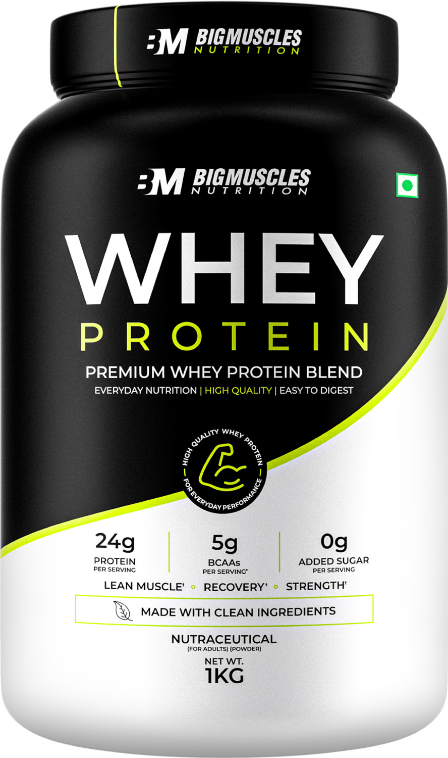 BIGMUSCLES NUTRITION Whey Protein 24g - Image 1