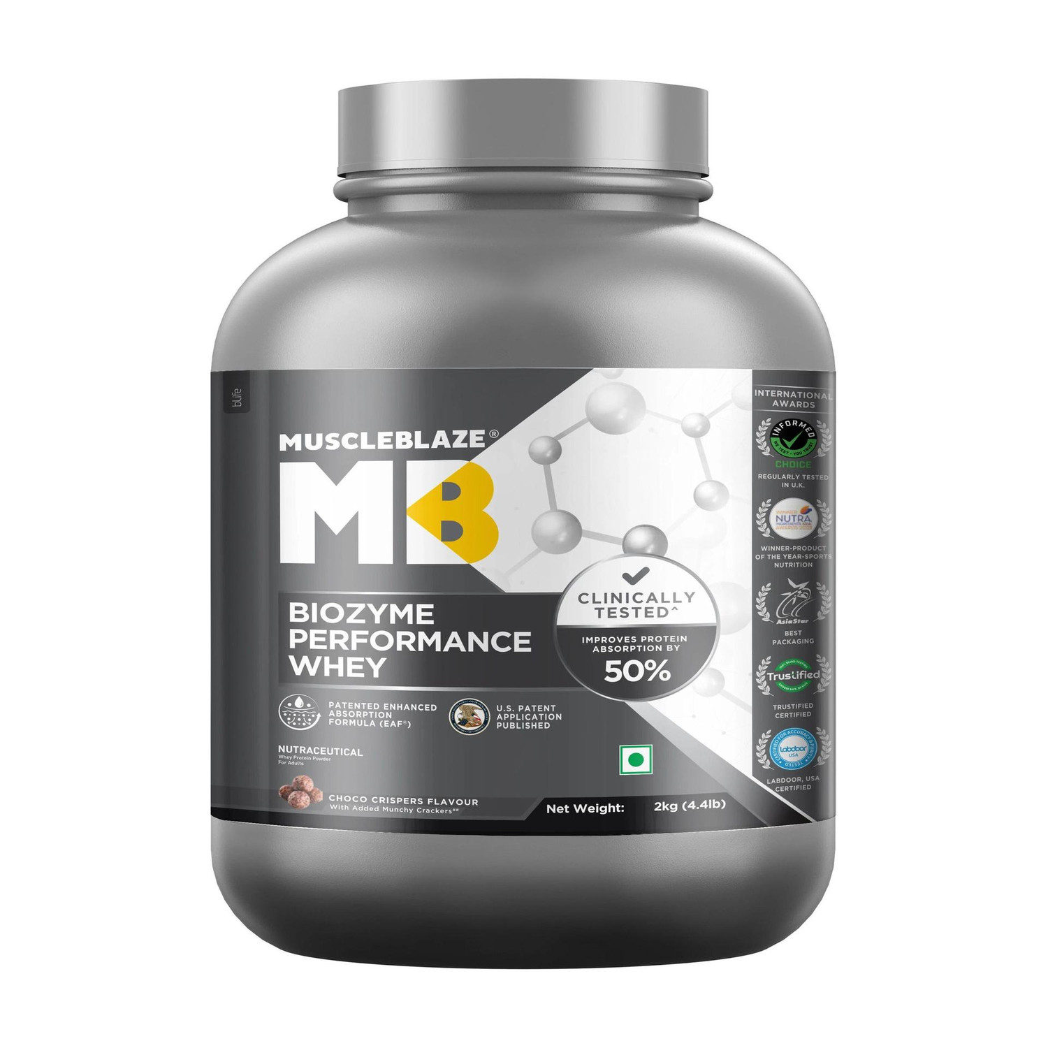 MUSCLEBLAZE Biozyme Whey Protein 25g - Image 6