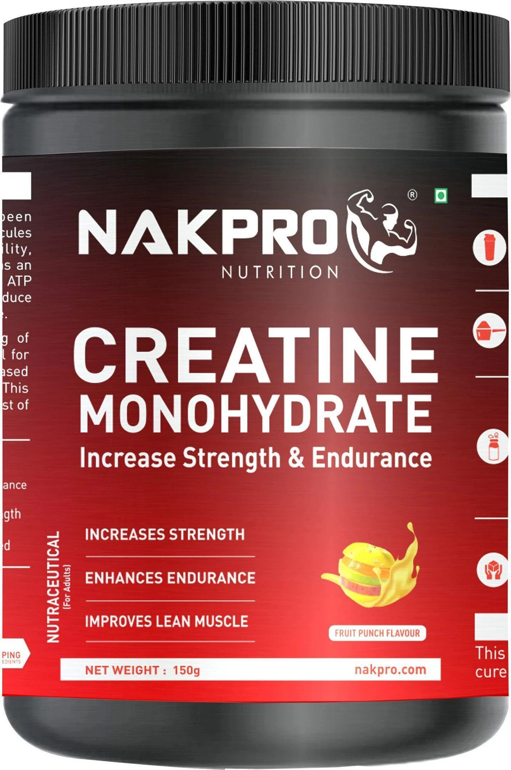 Image of BeastLife Creatine Monohydrate | 13 Servings | Micronised Creatine| NABL Lab Tested Creatine (50 g, Tropical Tango)