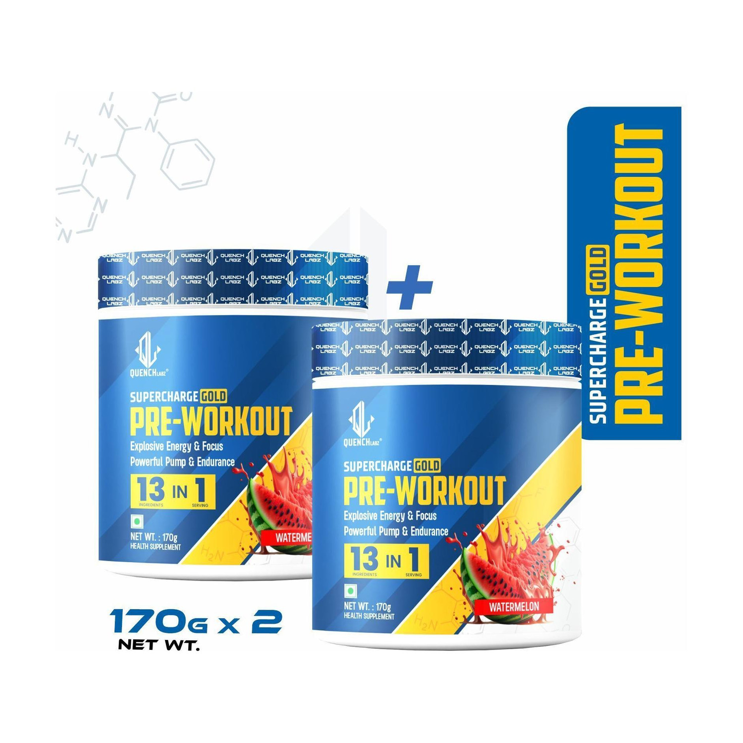 Image of Muscle Weapon Sychotic Preworkout 30 servings Stamina| Energy | Focus | Pump Pre Workout (180 g, Blueberry)