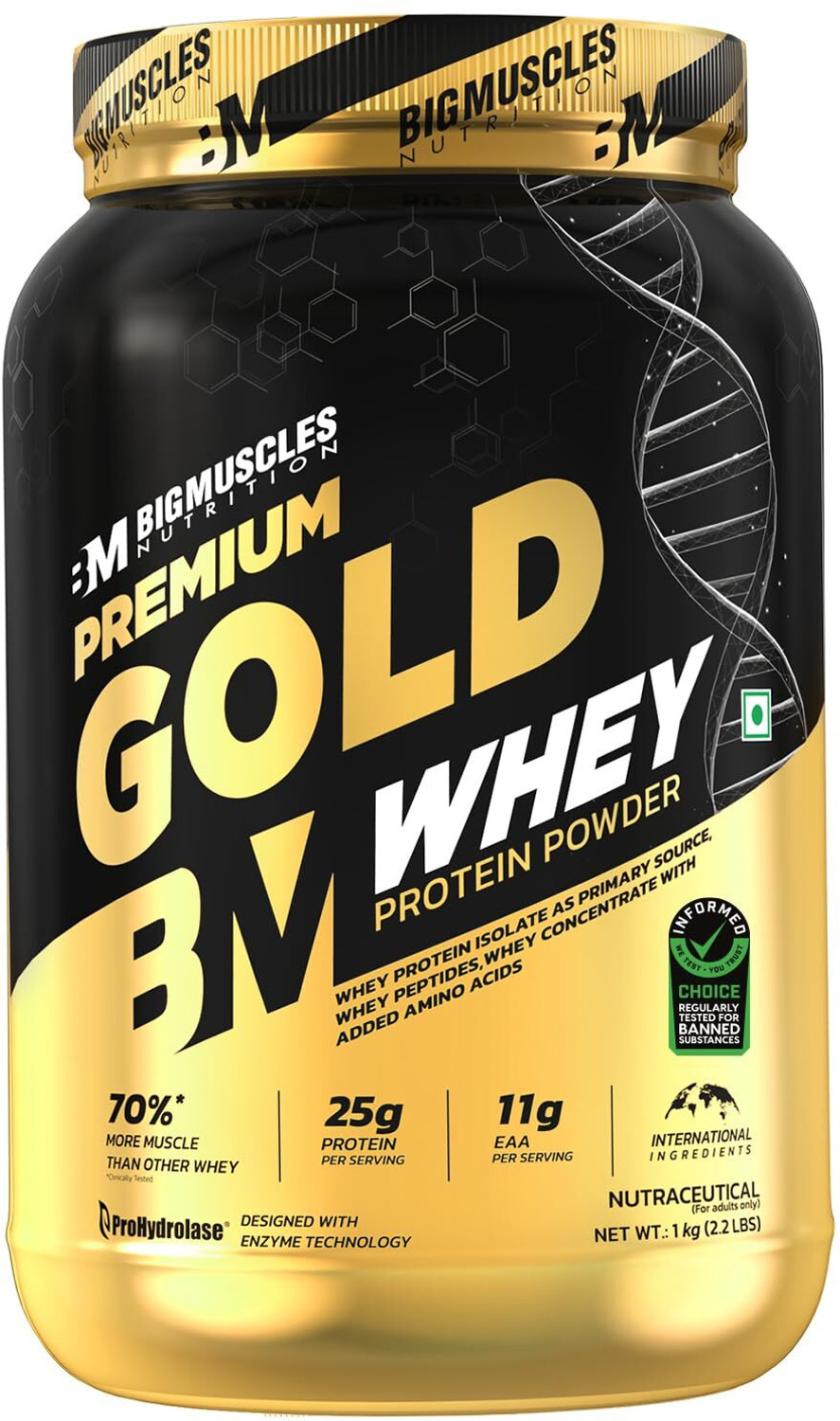 BIGMUSCLES Premium Gold Whey 25g Combo - Image 5