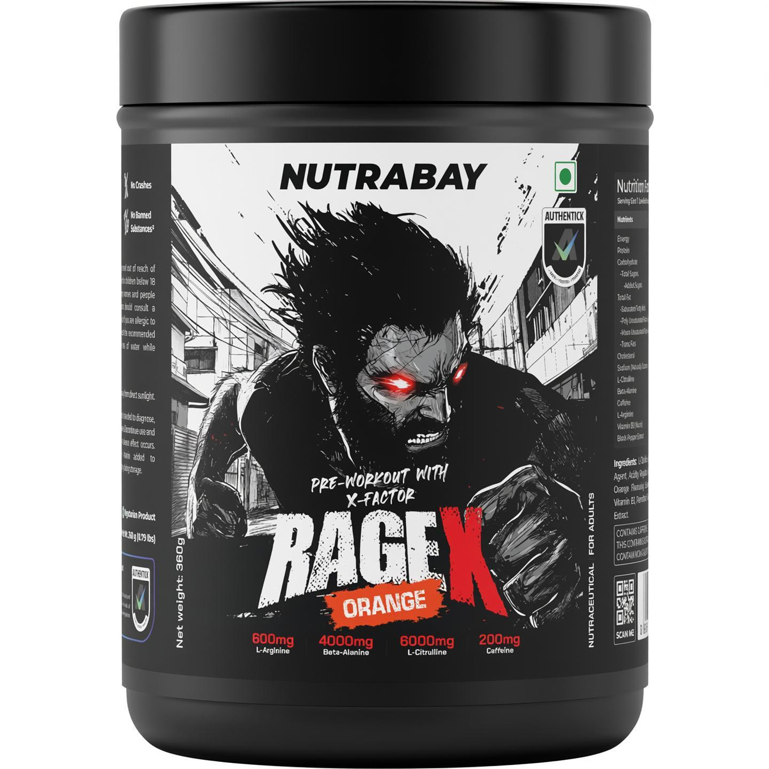 Image of PROSUPPS Hyde Xtreme - Hard Hitting | Caffeine, Beta-alanine, Creatine HCl, L-arginine | Pre Workout (195 g, Pixie Dust)