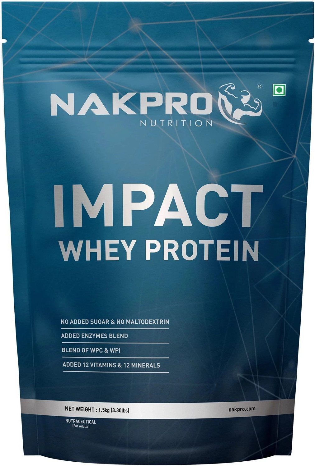 Nakpro Impact Whey Protein 24g - Image 1