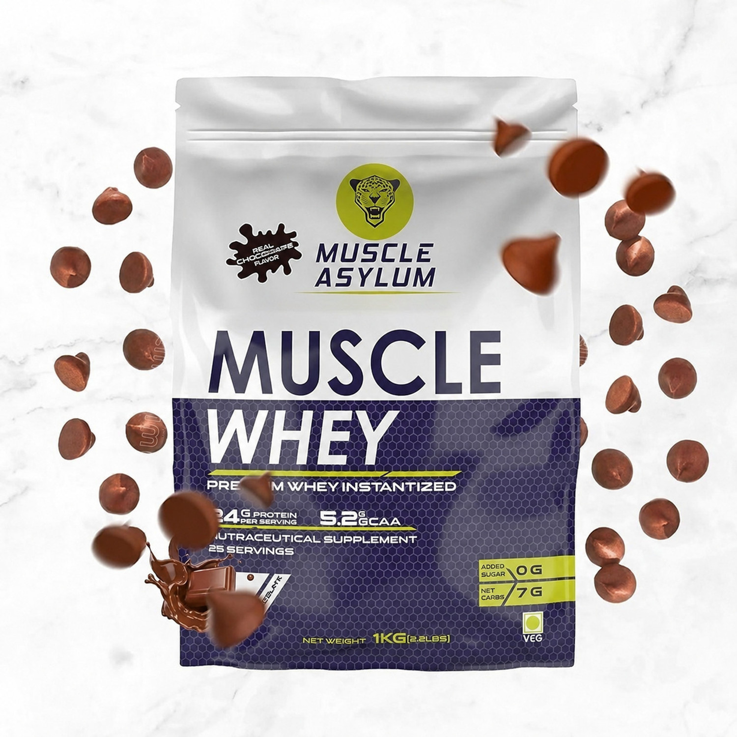 Image of Body Core Science BCS My Starter Protein 1Kg Butter-Scotch Whey Protein (1 kg, Butter Scotch)