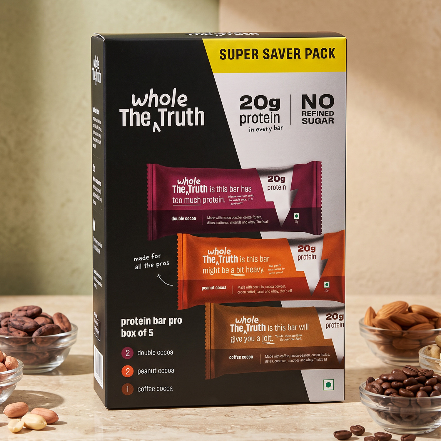 The Whole Truth High All in One Nutrition Bars 335 g - Image 6