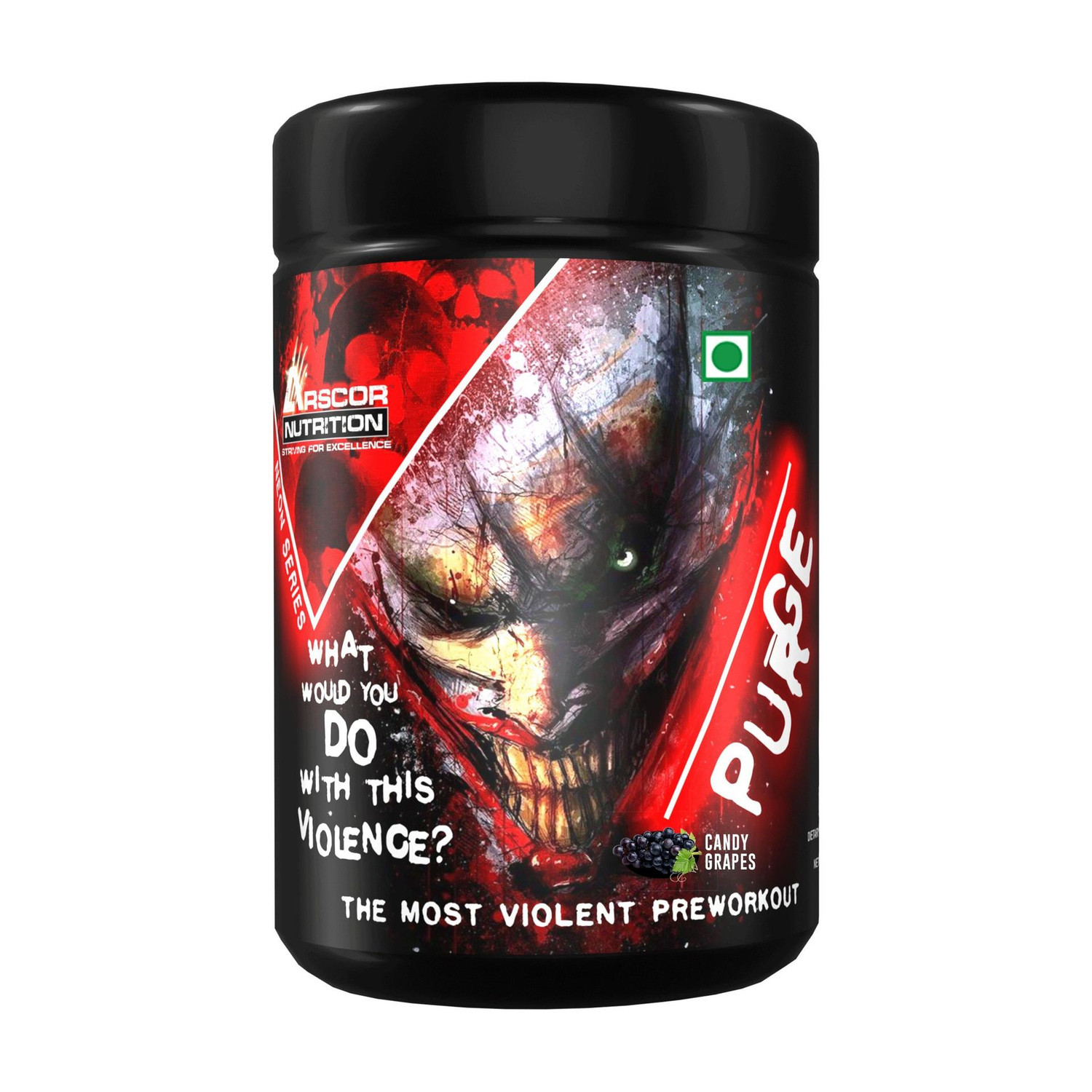 Image of Muscle Weapon Sychotic Preworkout 30 servings Stamina| Energy | Focus | Pump Pre Workout (180 g, Blueberry)