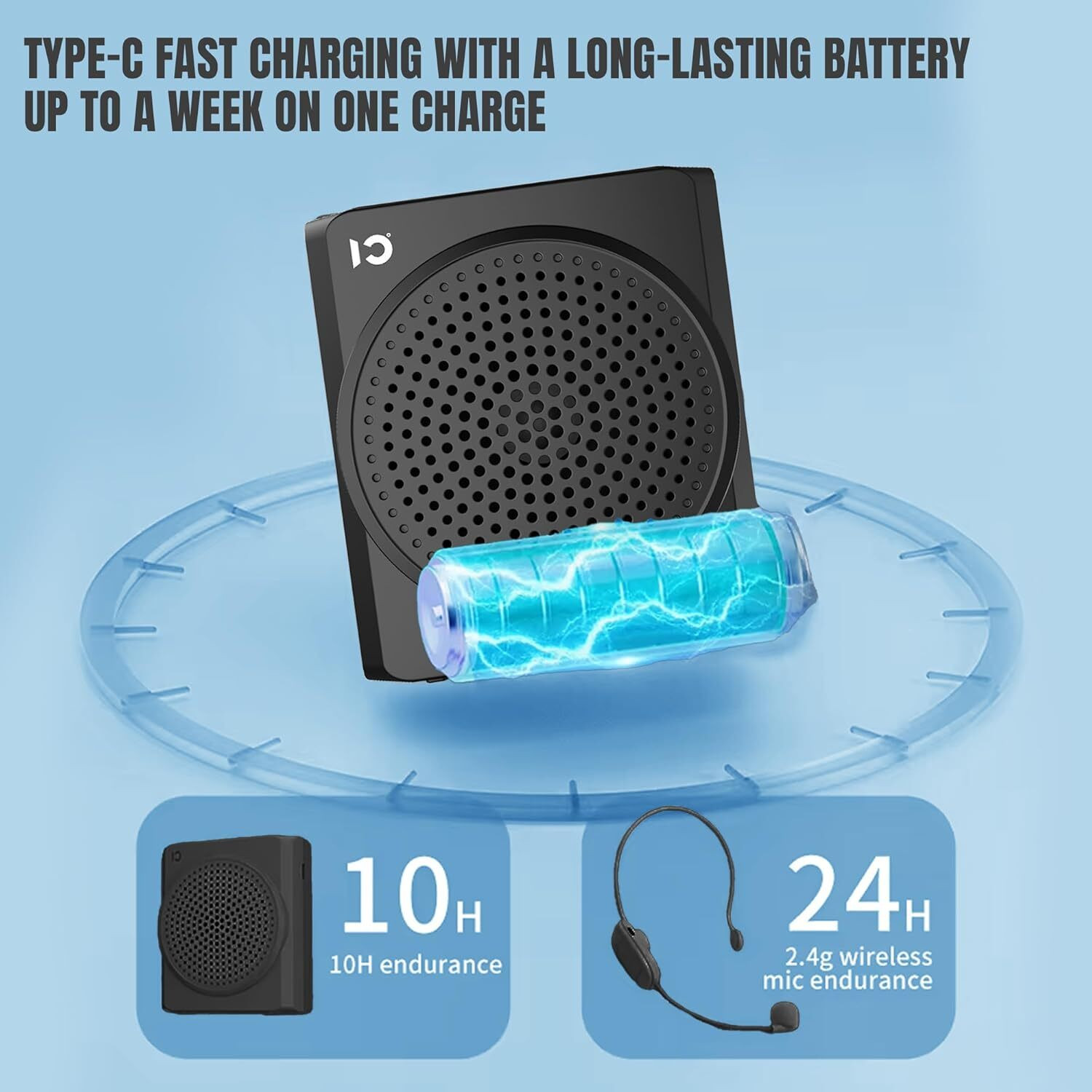 Image of Shidu S617 Wireless Portable Guitar Amplifier