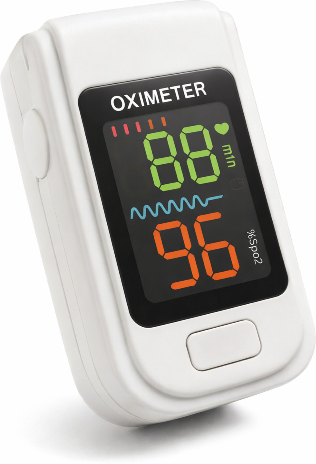 Image of Hicks YK-81 Fingertip Pulse Oximeter with OLED Display & SpO2 /Pulse Rate Monitoring Pulse Oximeter (White)