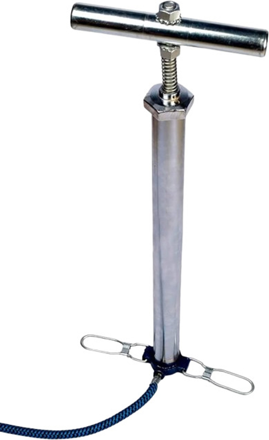 Image of Koel Heavy Air Pump for Bicycle Steel Cycle air Pump Bicycle, Football Pump Bicycle, Ball, Handball Pump, Float, Inflatable Furniture, Motorcycle, Car, Balloon Pump (Silver)