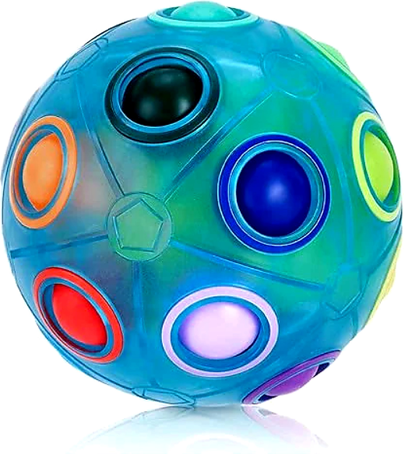 Image of KETOVED Magnetic Maze Puzzle Cube 3D Logic Maze Cube Steel Ball Puzzle Cube Start Maze (1 Pieces)
