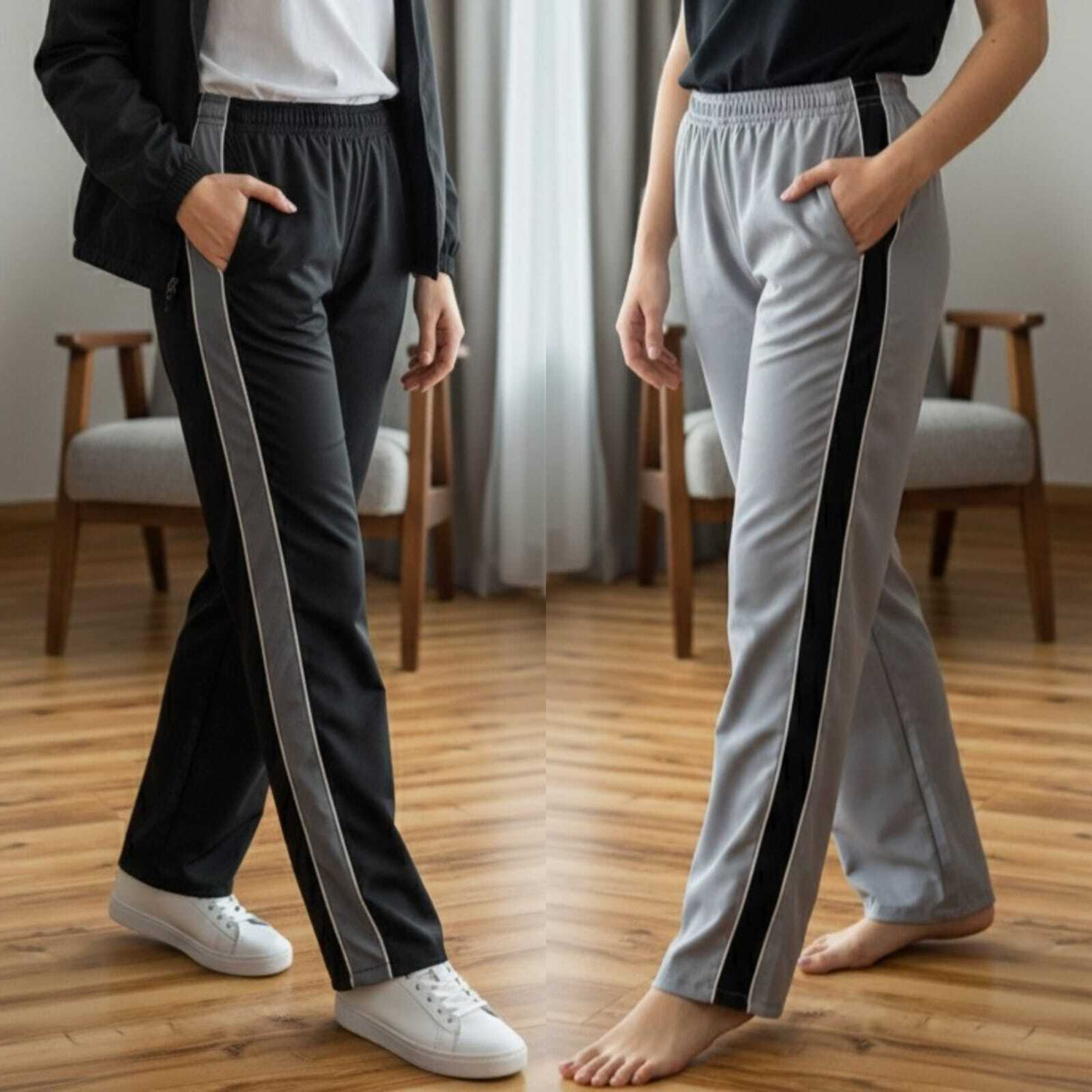 Image of TANWAR WORLD OFF-WHITE-PAJAMA Men & Women Pyjama
