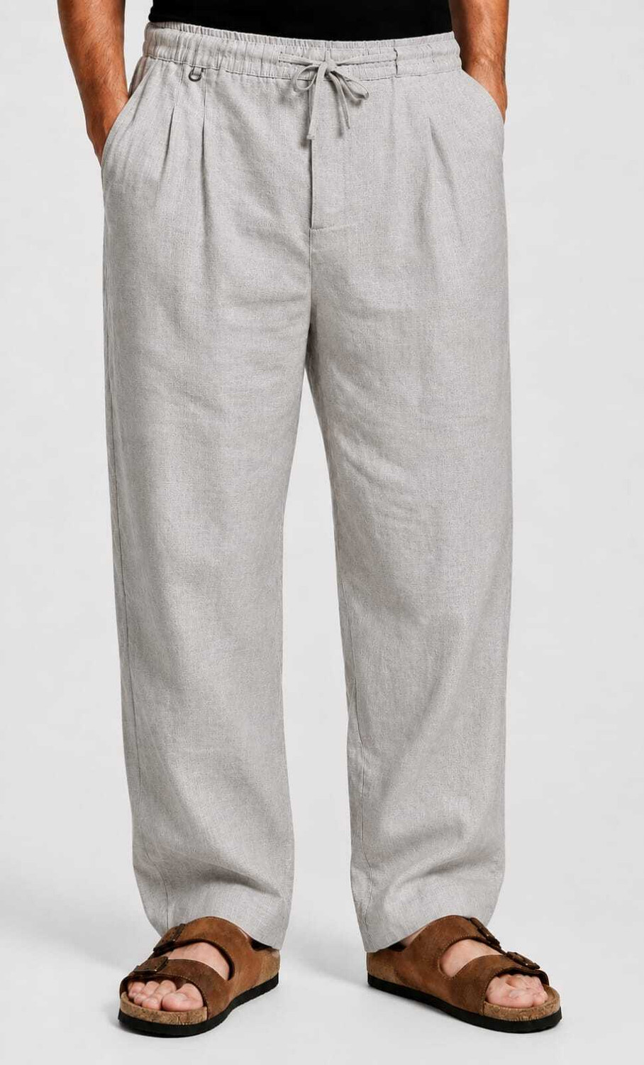 Image of UZARUS Men Printed Brown Track Pants