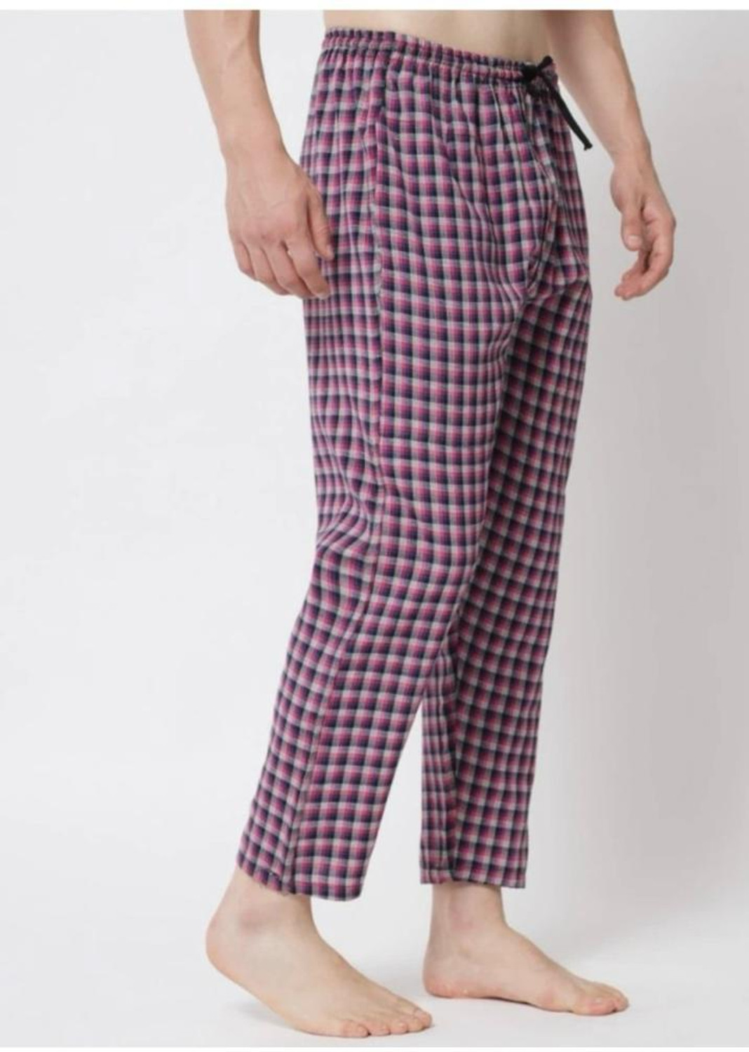 Image of JOVEN Men's checked Woven Pyjama Men Pyjama