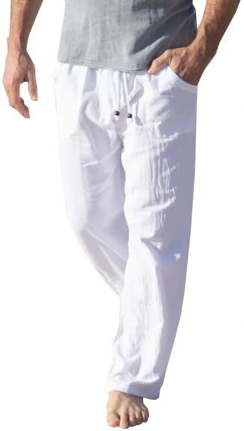 Image of TANWAR WORLD OFF-WHITE-PAJAMA Men & Women Pyjama