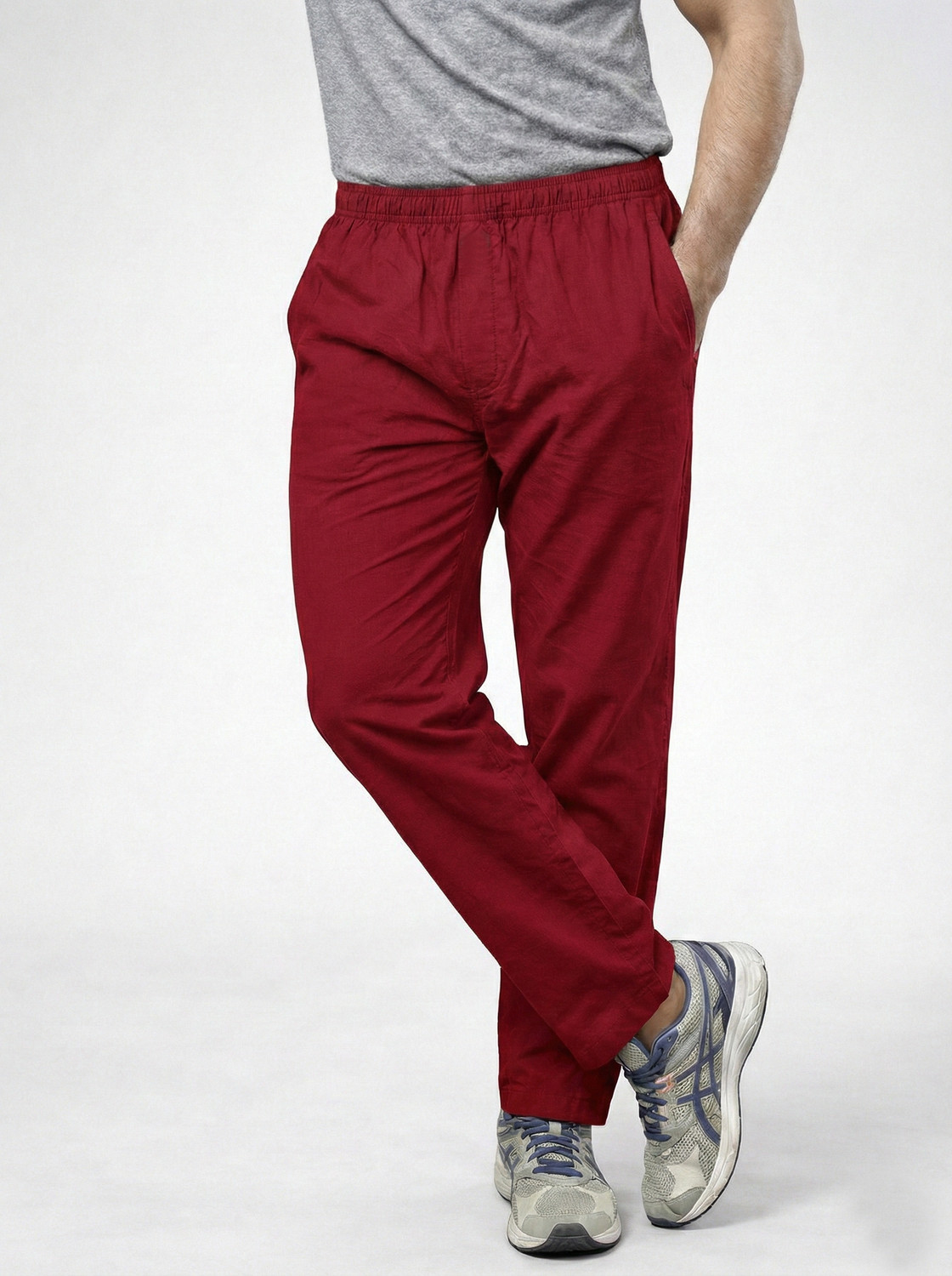 Image of JOVEN Men's checked Woven Pyjama Men Pyjama