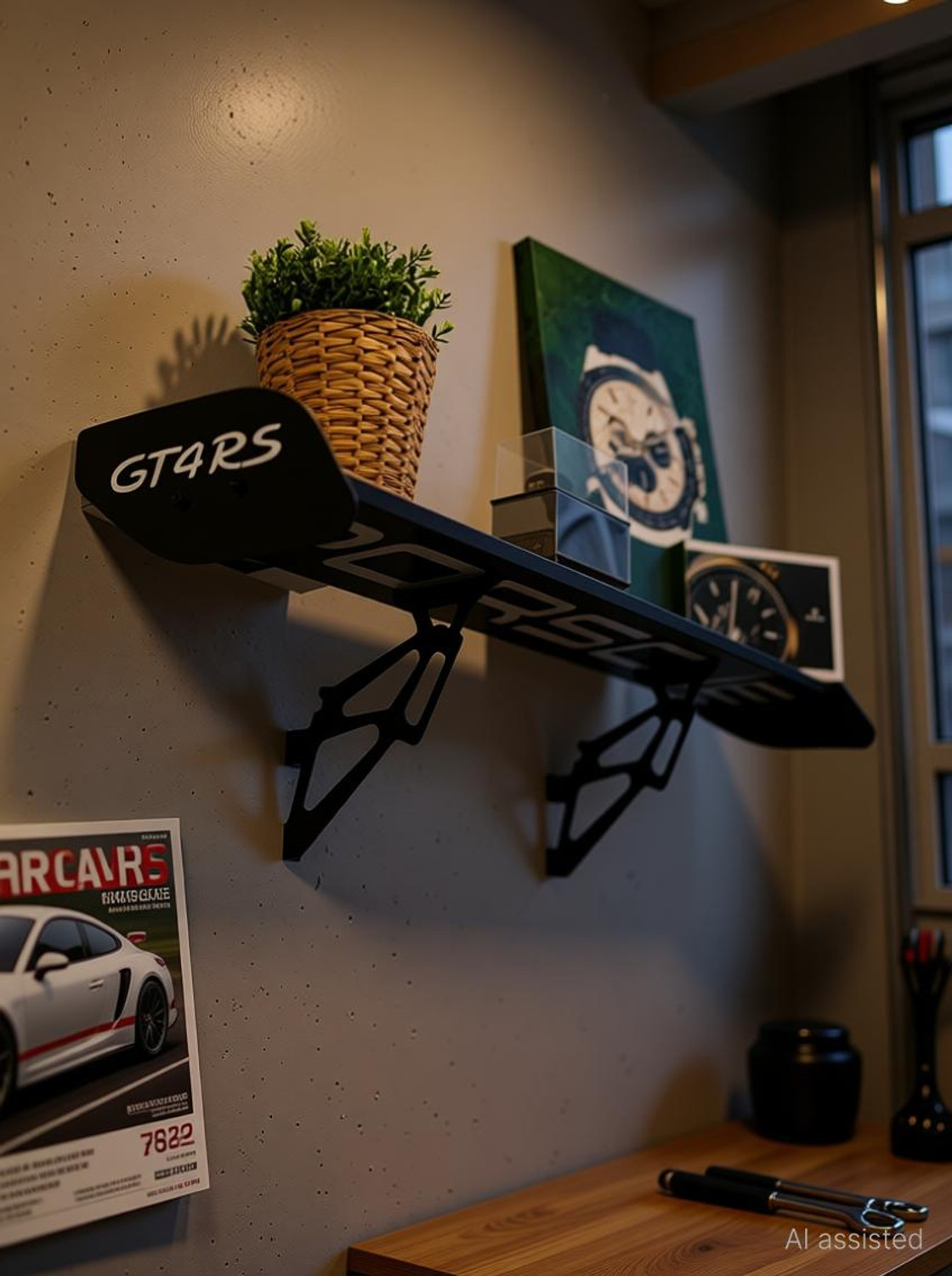 Fancy Things GT4 RS Spoiler Shelf for Wall - Image 1