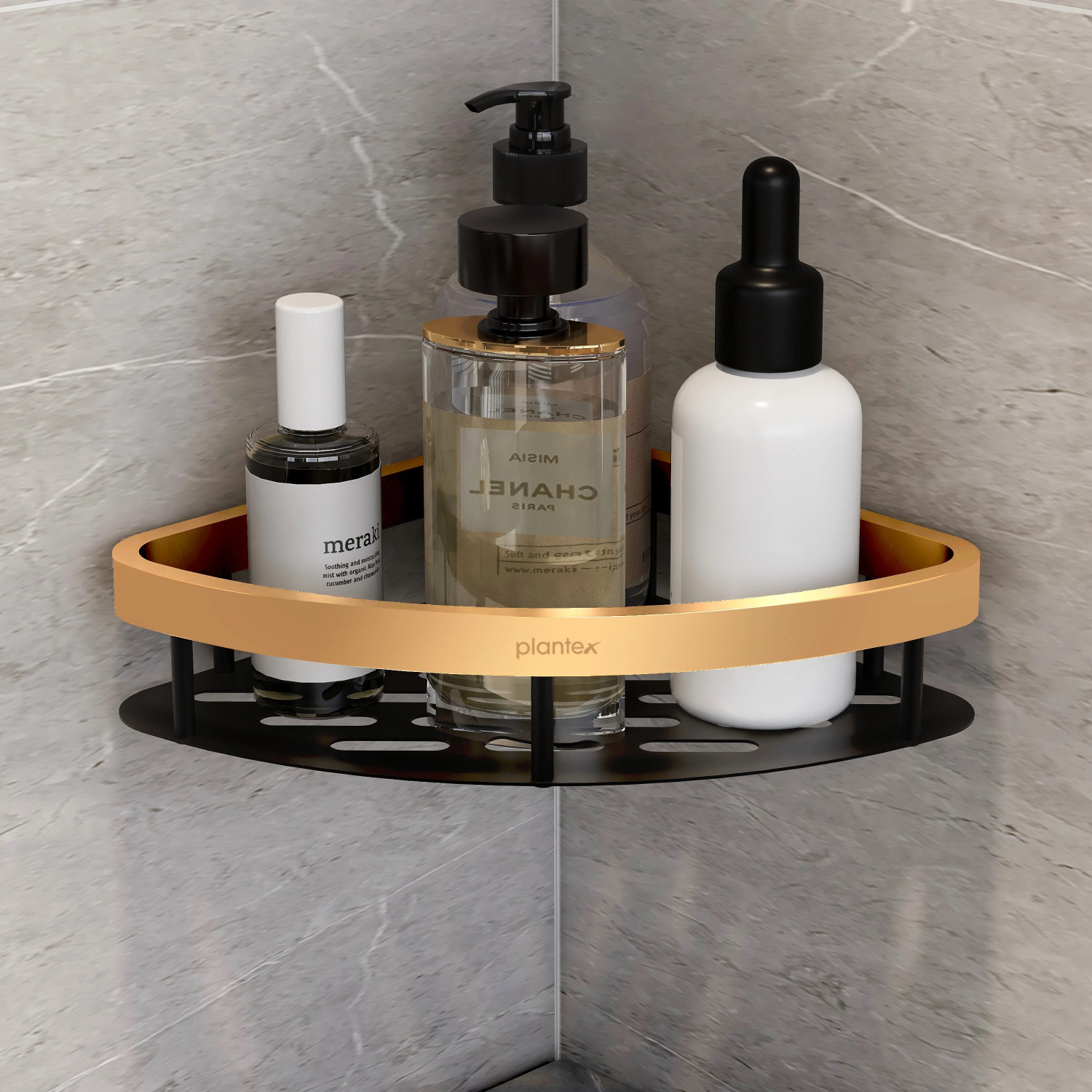 Image of Plantex Stainless Steel 2 in 1 Multipurpose Bathroom Shelf /Rack /Soap Dish /Bathroom Accessories (15 x 5 Inches - Pack of 4) Stainless Steel Wall Shelf (Number of Shelves - 4, Silver)