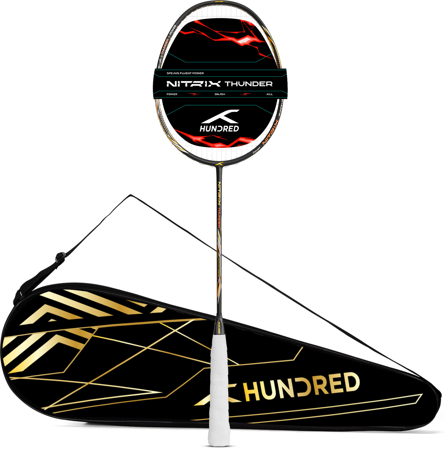 Image of COZMIO RAPTOR-3D Black Unstrung Badminton Racquet (Pack of: 1, 82 g)