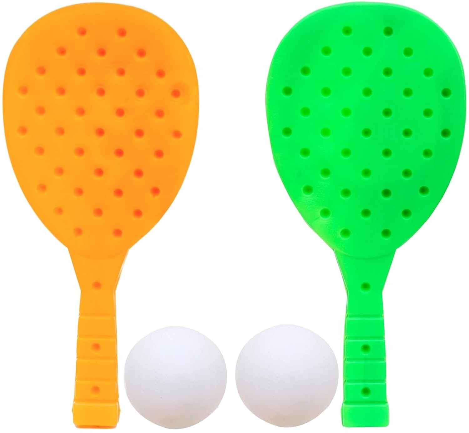 Image of Scorpion Racket Set with Ball & Shuttlecock for Kids Plastic Table Tennis Set Green Unstrung Badminton Racquet (Pack of: 1, 98 g)