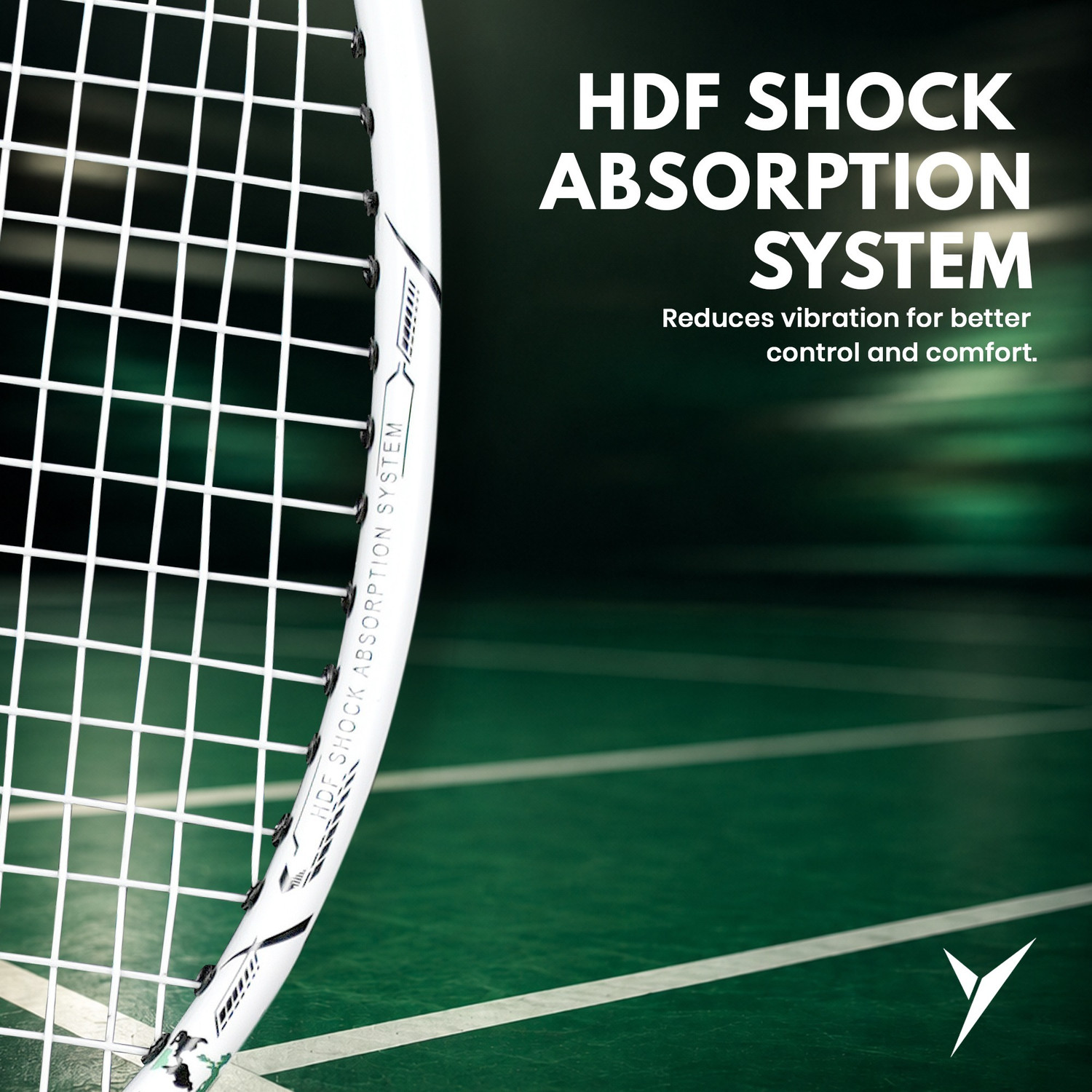 Image of Jaspo Ultra Ace-9901 Fusion Badminton Racquet|Lightweight Composite Racket|Slim Shaft White Strung Badminton Racquet (Pack of: 1, 113 g)