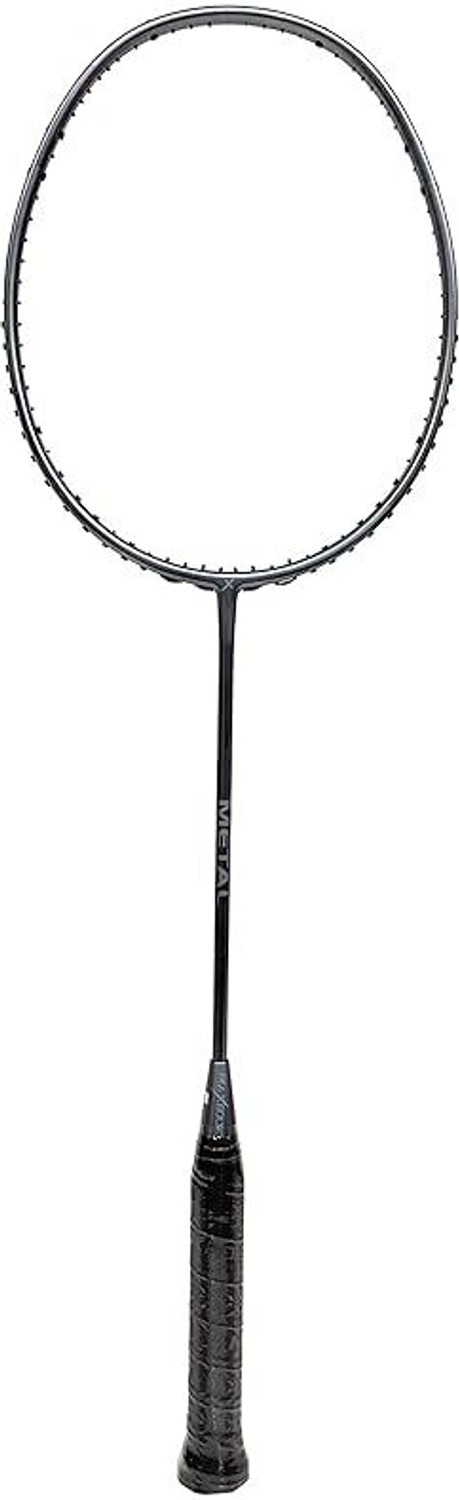 Image of Maxbolt Black Black Unstrung Badminton Racquet (Pack of: 1, 83 g)