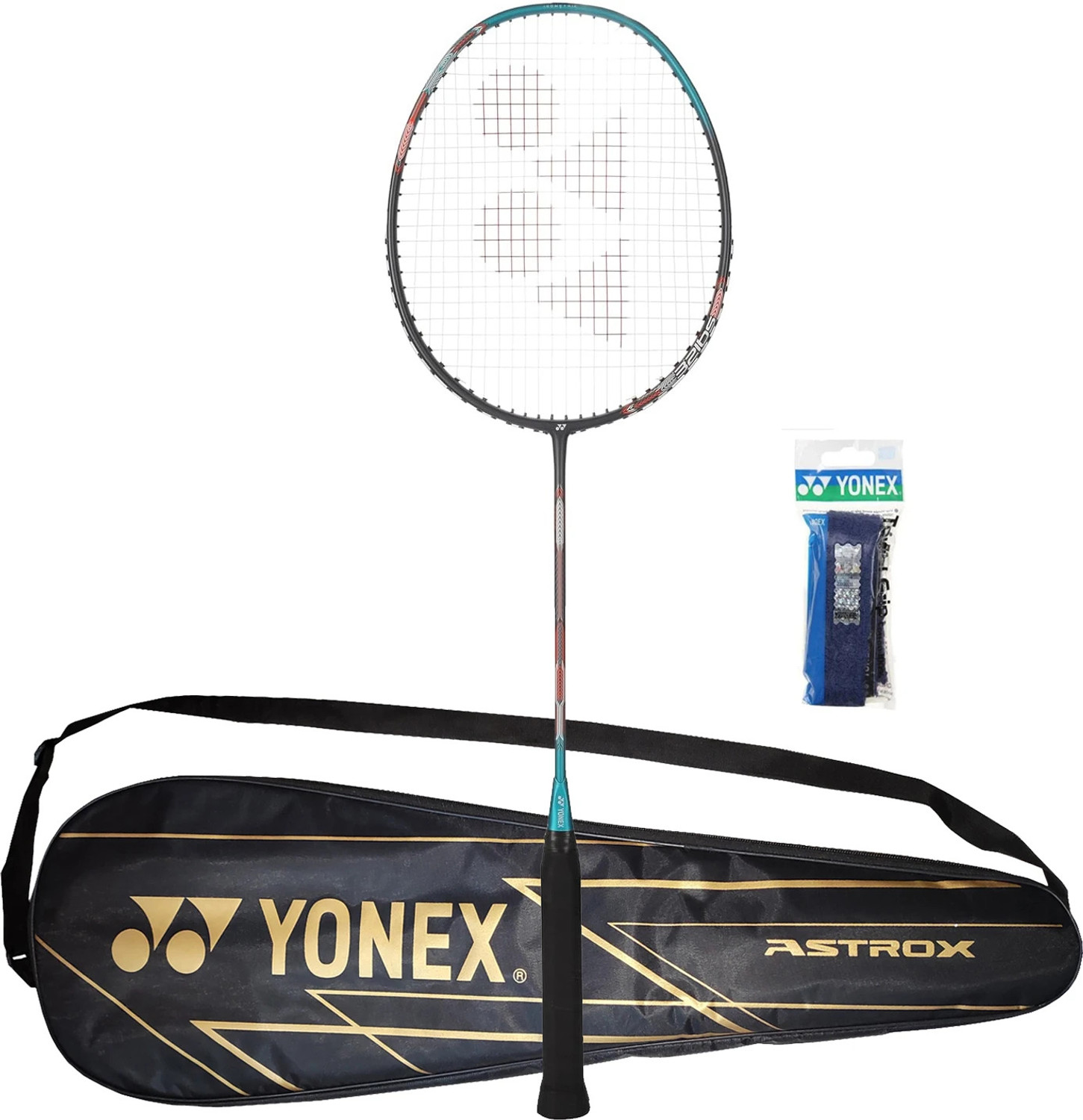 Image of COZMIO RAPTOR-3D Black Unstrung Badminton Racquet (Pack of: 1, 82 g)