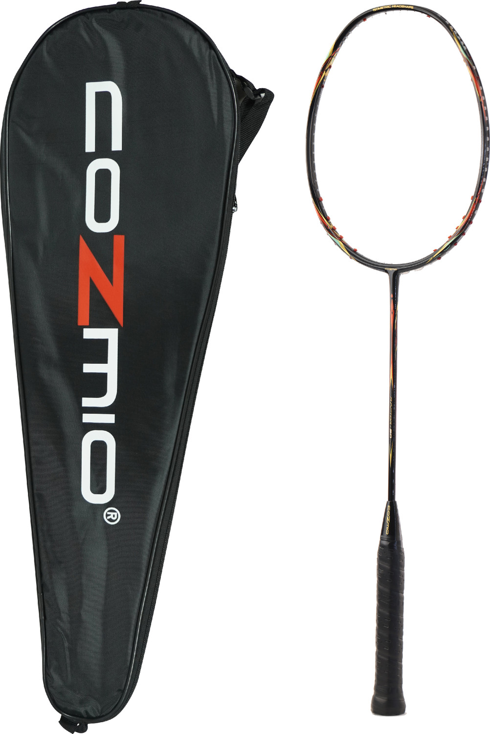 Image of COZMIO RAPTOR-3D Black Unstrung Badminton Racquet (Pack of: 1, 82 g)
