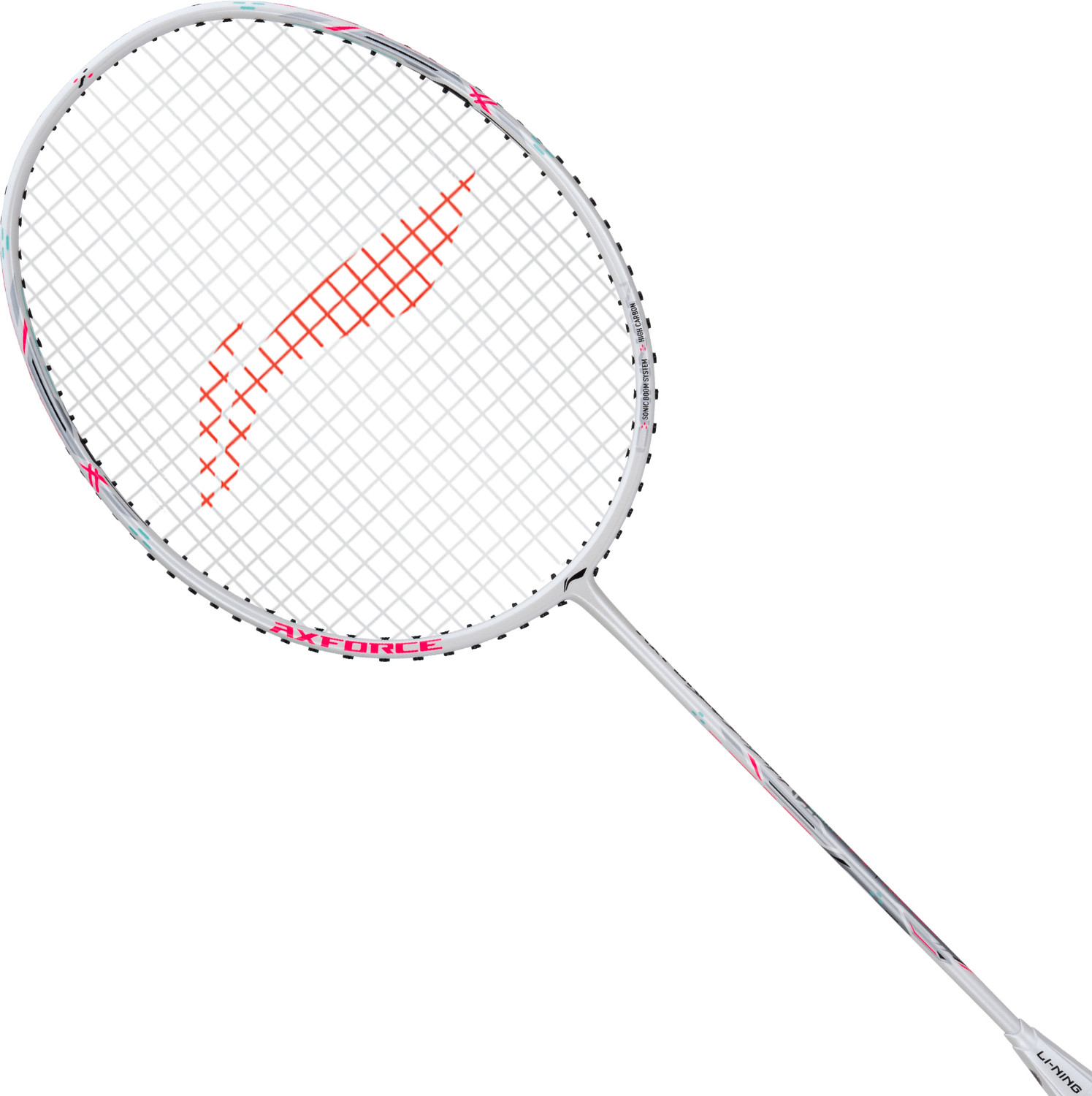 LI-NING Axforce Cannon LIGHT (5U) White Strung Badminton Racquet