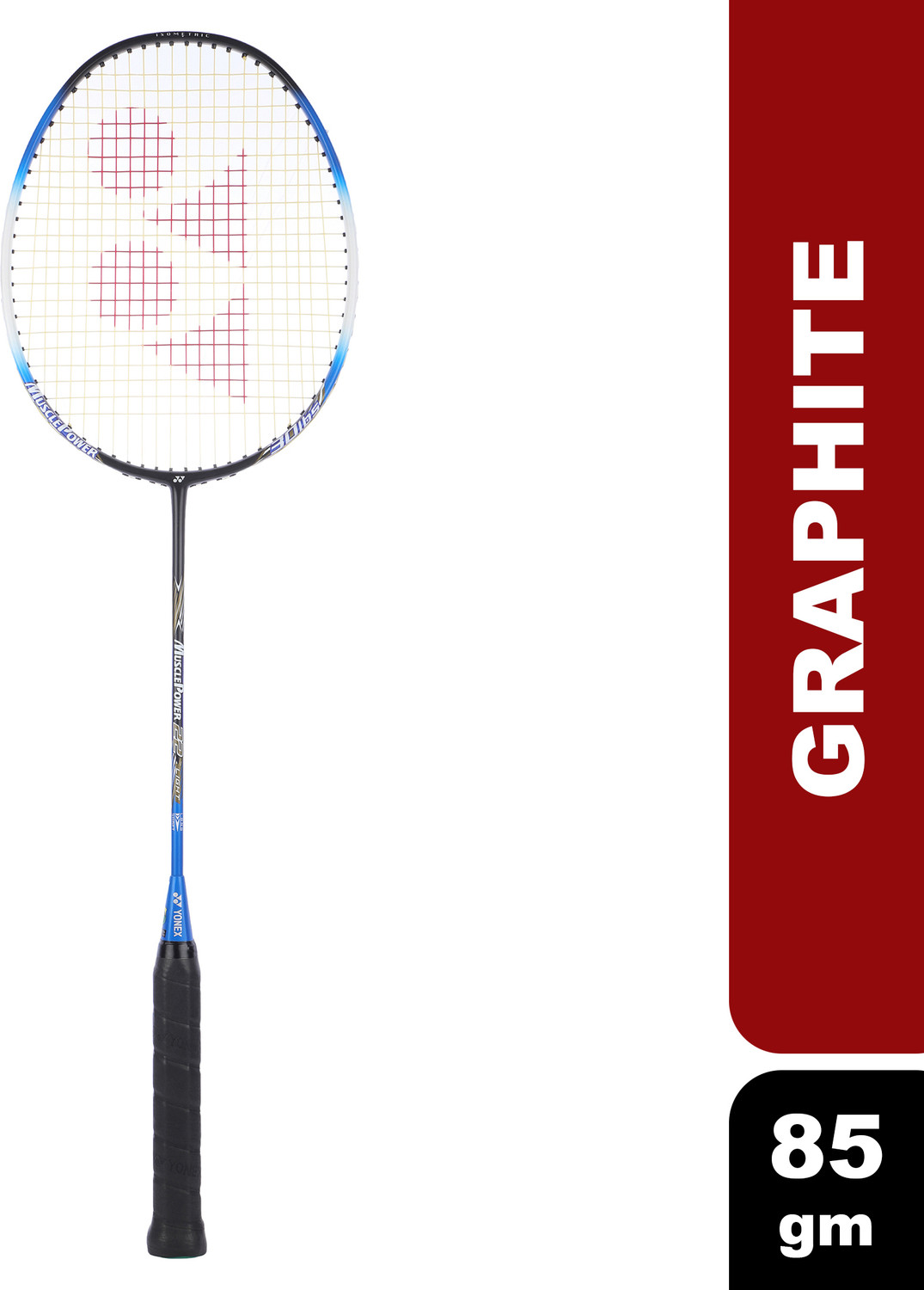 Image of ASHAWAY Palladium XT 80 Red Unstrung Badminton Racquet (Pack of: 1, 86 g)