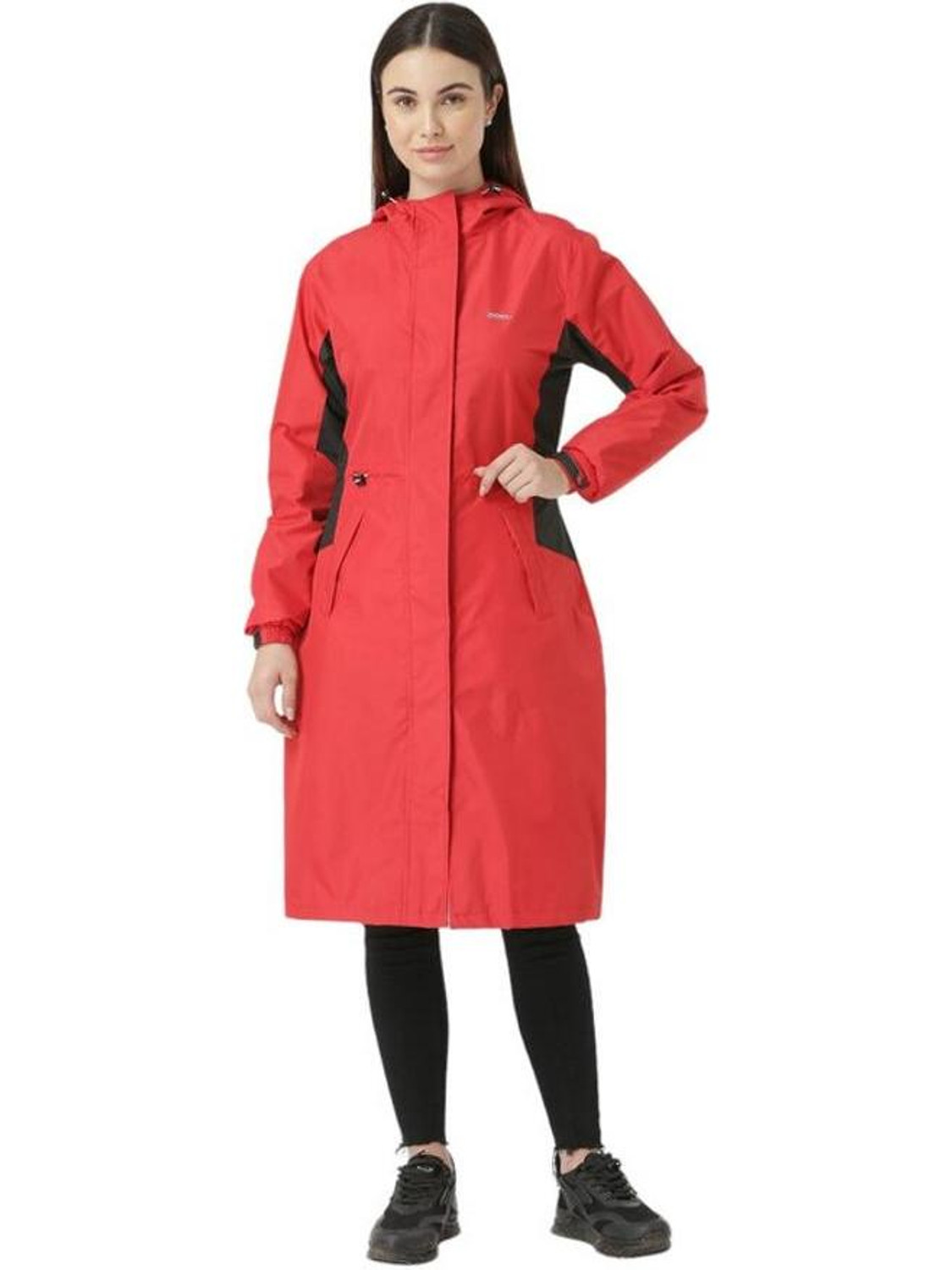 Image of The CLOWNFISH Solid Women Raincoat