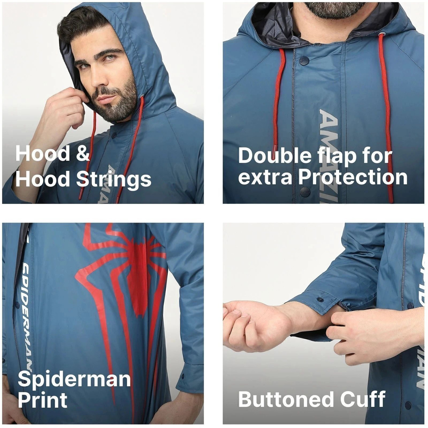 Image of CITIZEN Graphic Print Men Rain Suit