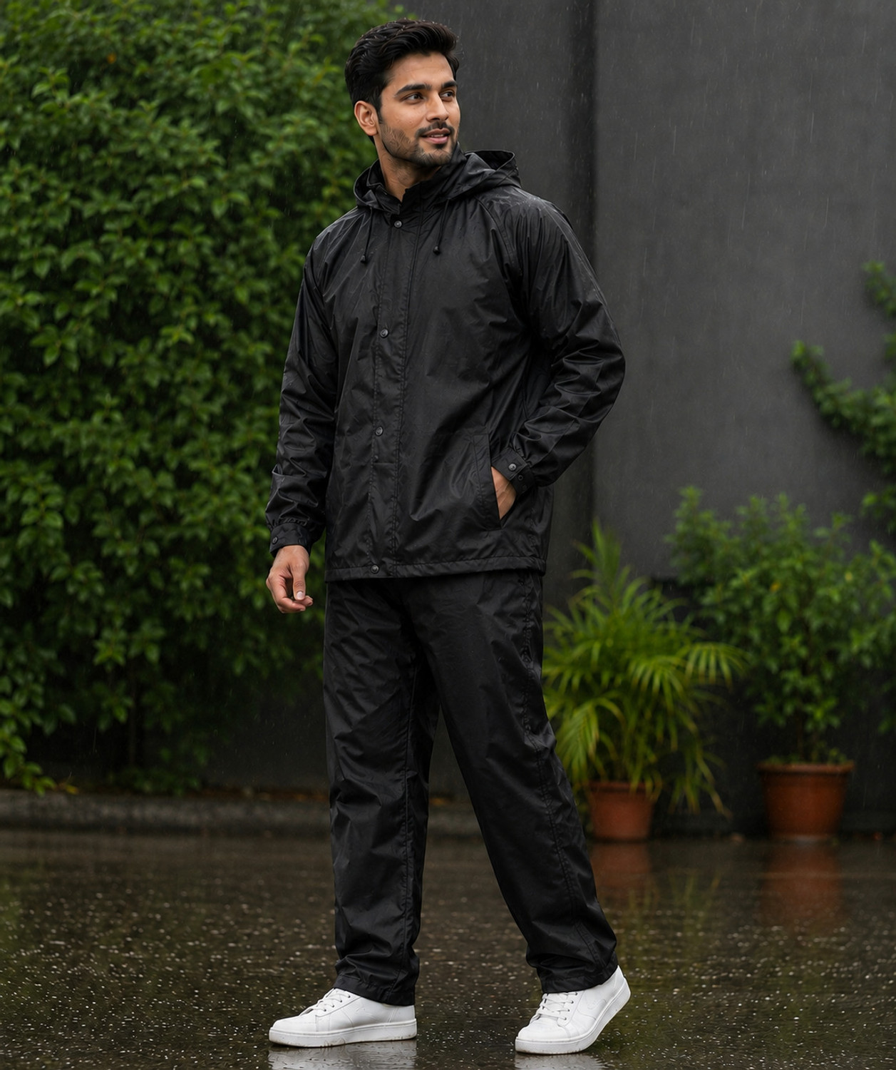 Image of VijayEnterprise Solid Men Raincoat