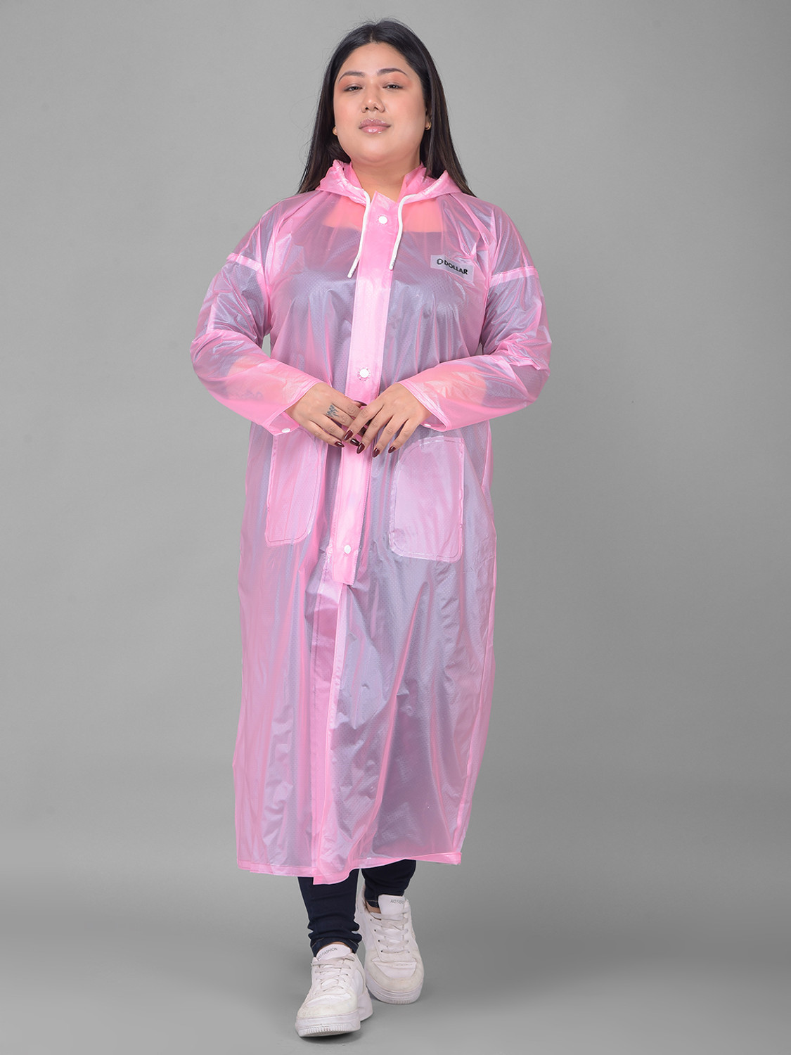 Image of The CLOWNFISH Solid Women Raincoat