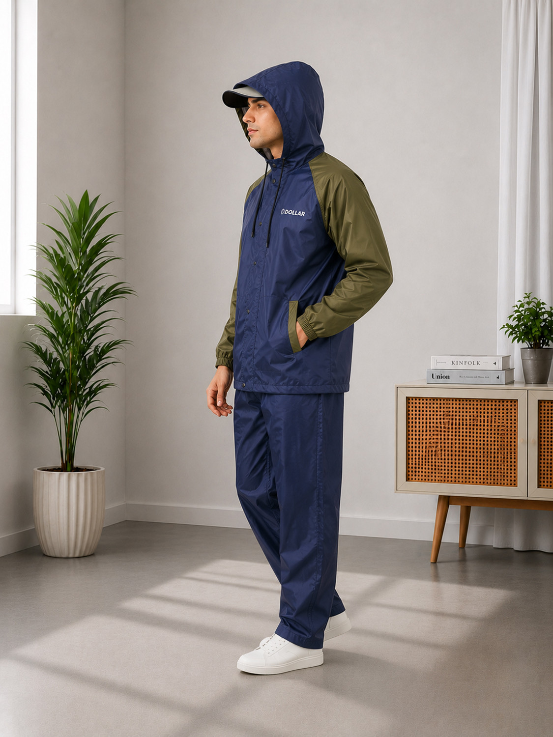 Image of Dollar Solid Men Rain Suit